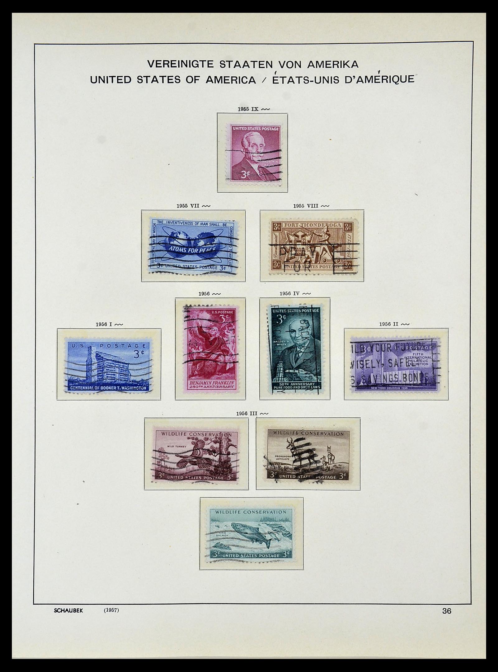34056 050 - Postzegelverzameling 34056 USA 1851-1972.