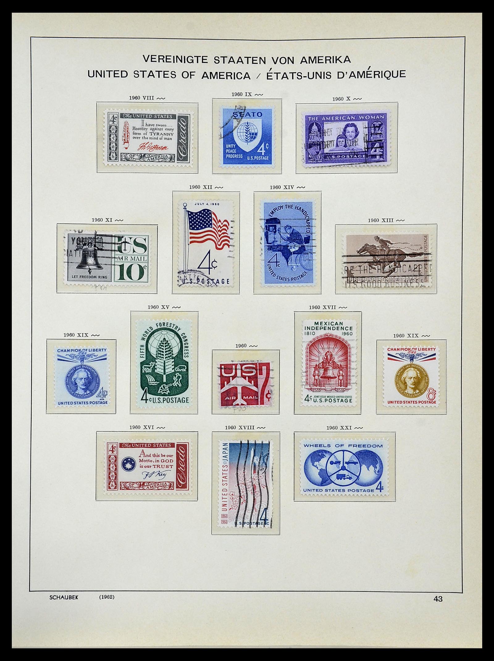 34056 057 - Postzegelverzameling 34056 USA 1851-1972.