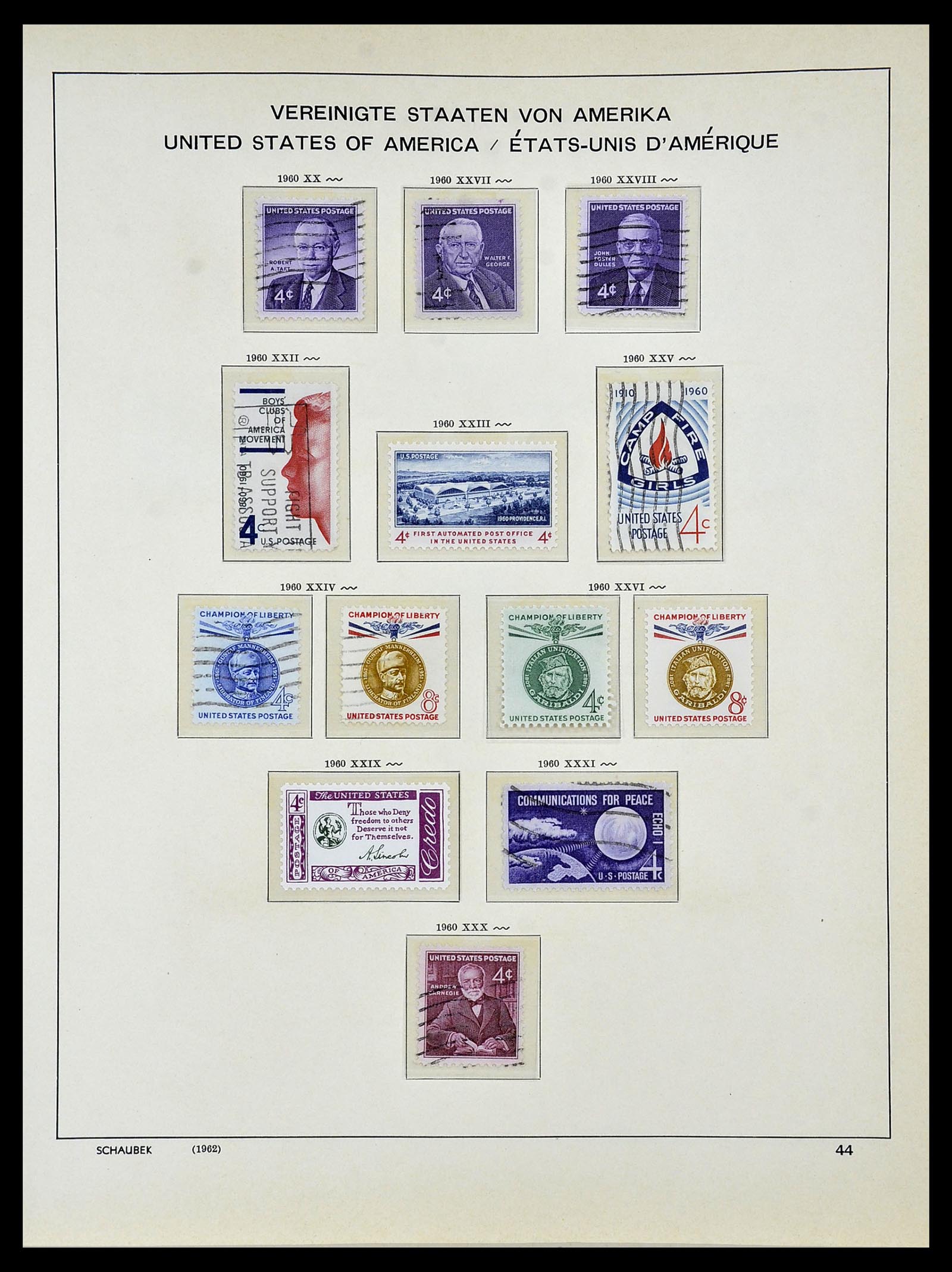 34056 058 - Postzegelverzameling 34056 USA 1851-1972.