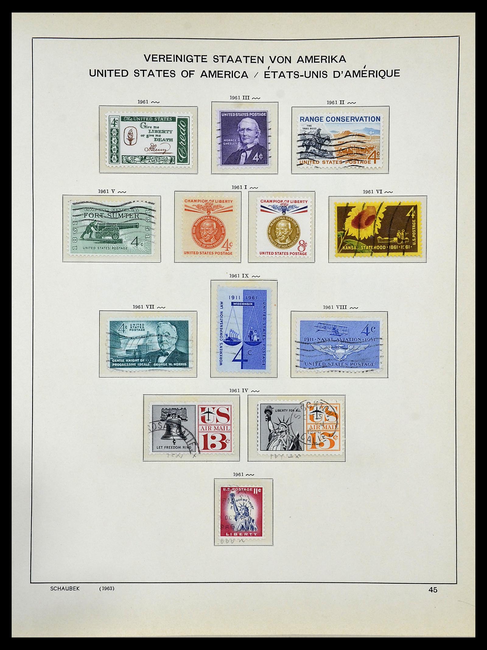 34056 059 - Stamp collection 34056 USA 1851-1972.
