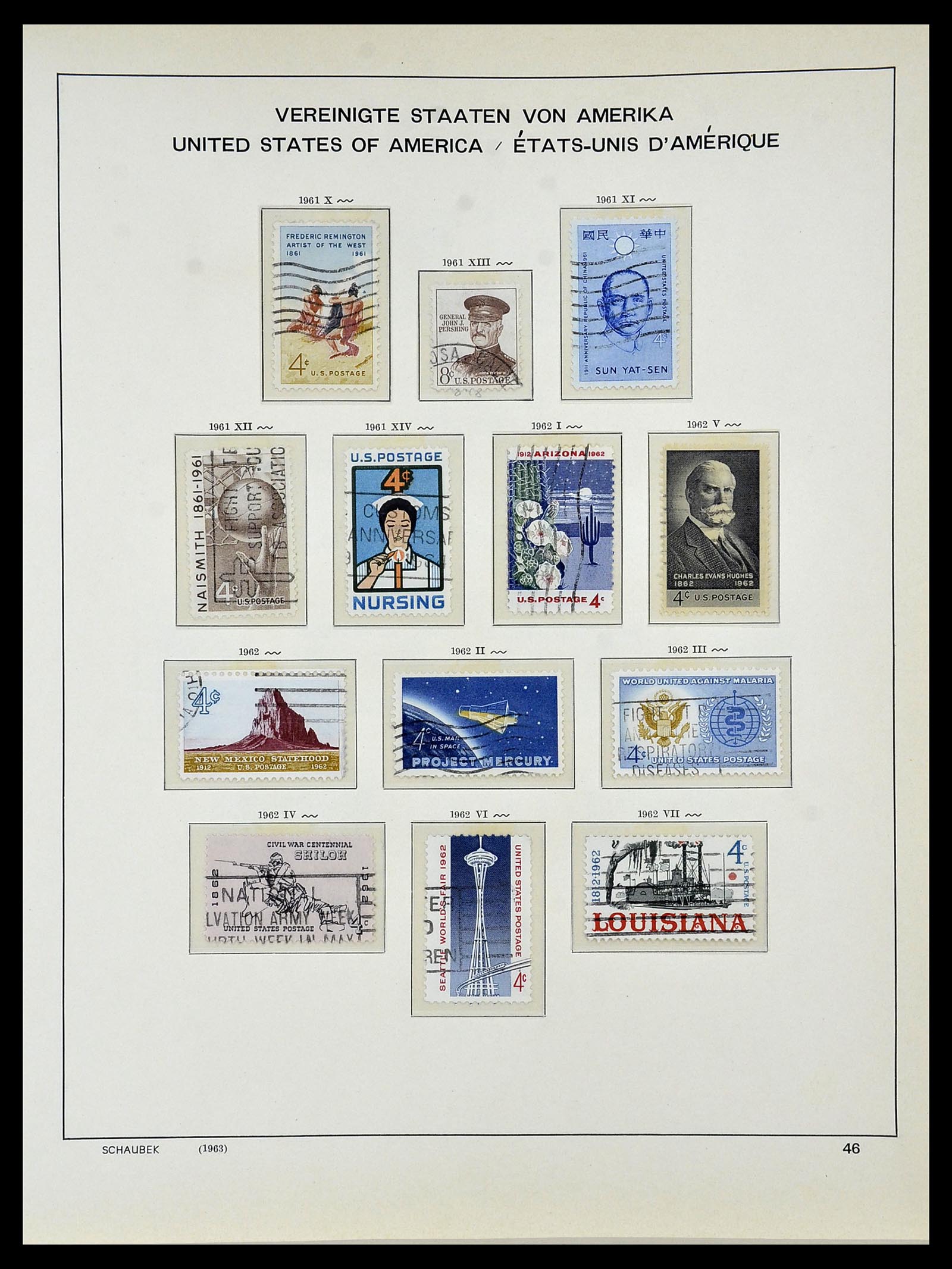 34056 060 - Postzegelverzameling 34056 USA 1851-1972.