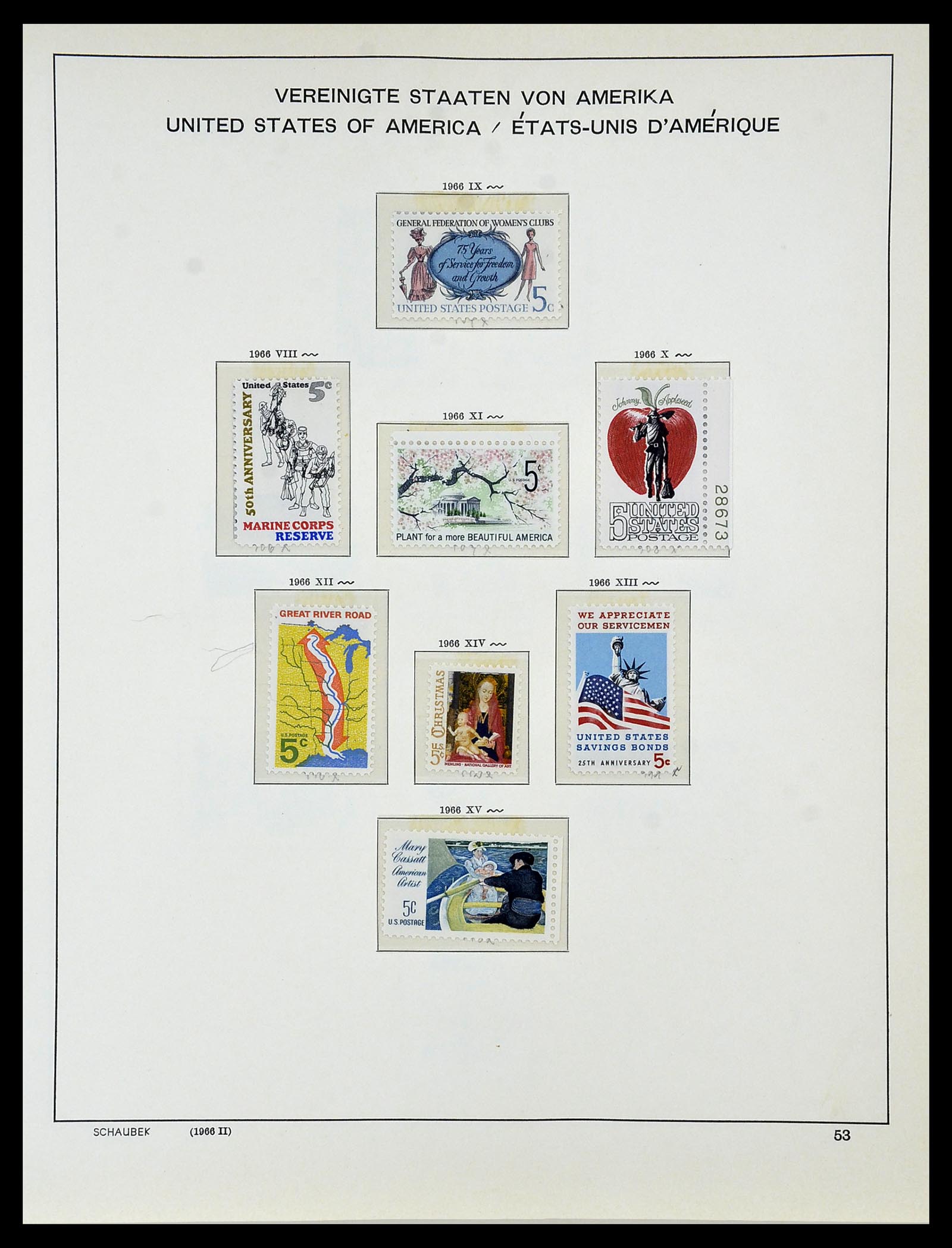 34056 069 - Stamp collection 34056 USA 1851-1972.