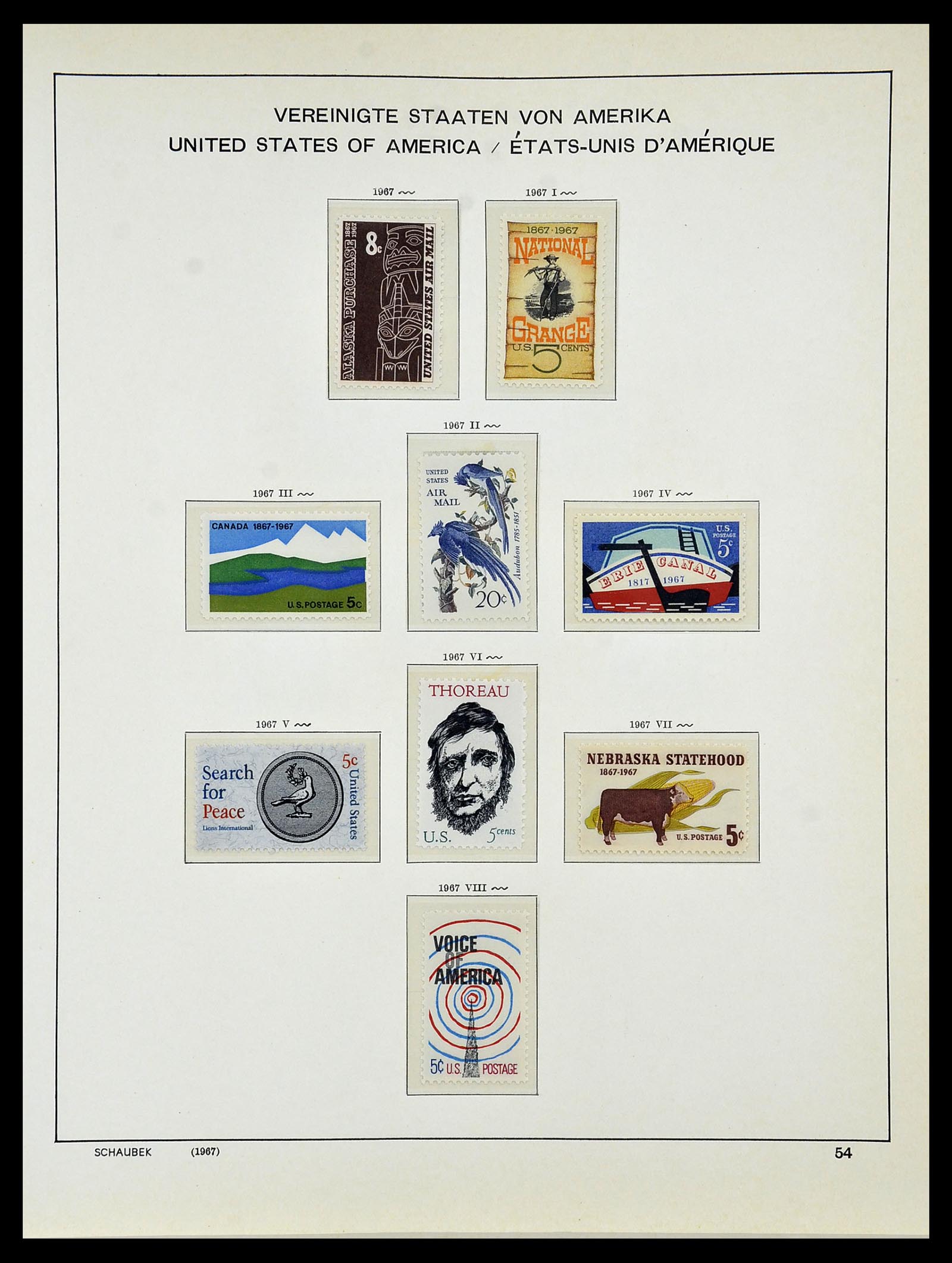 34056 070 - Stamp collection 34056 USA 1851-1972.
