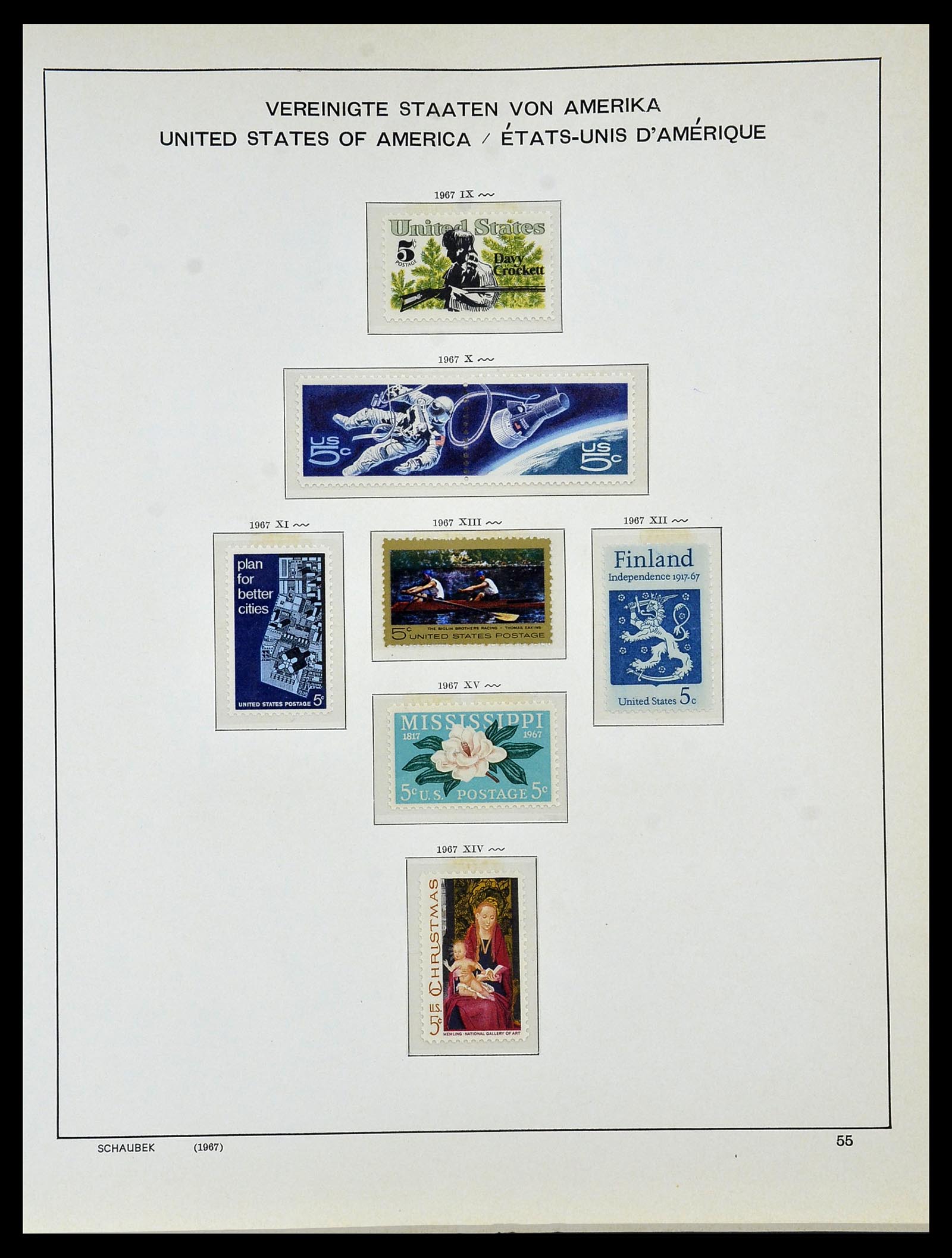 34056 071 - Stamp collection 34056 USA 1851-1972.