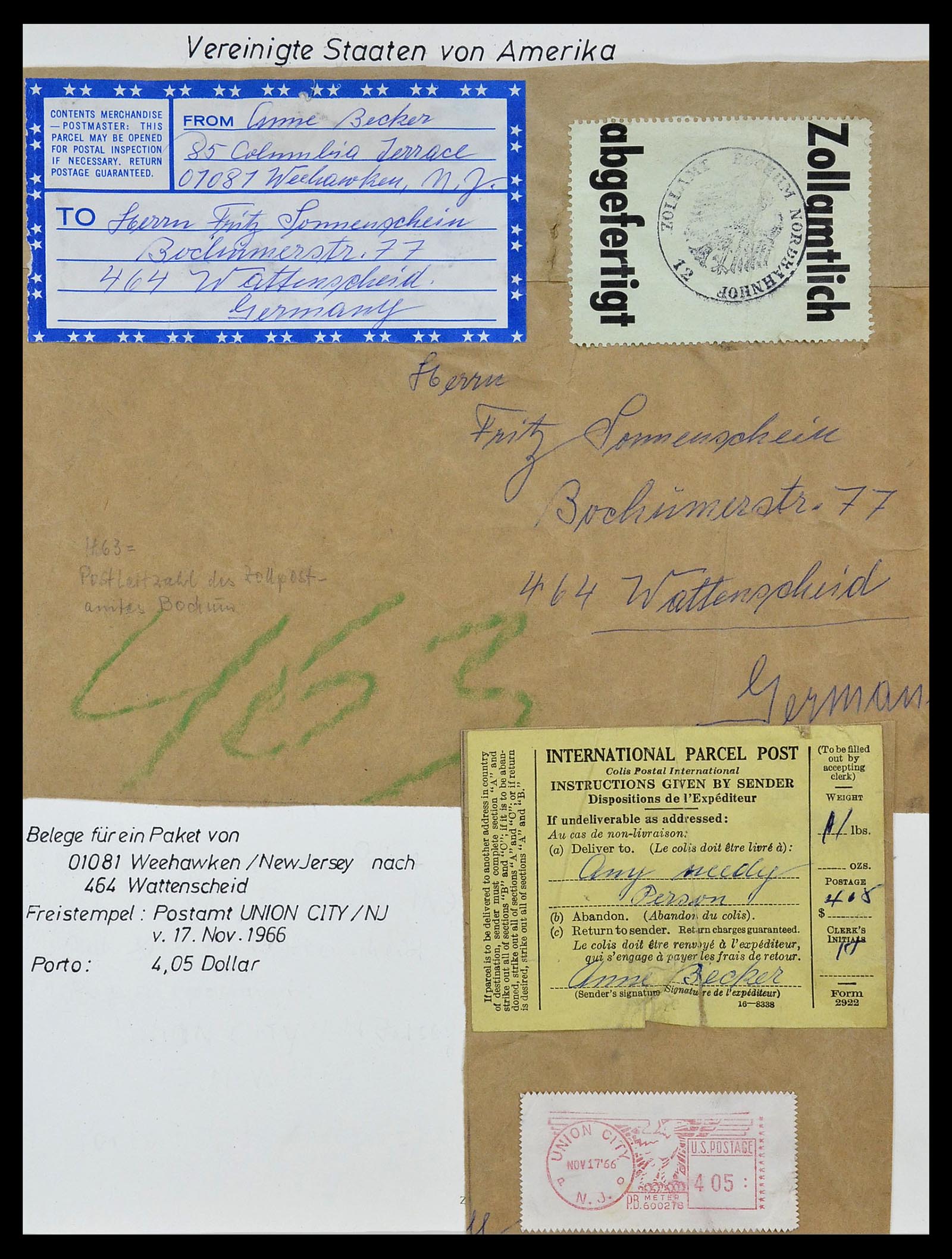 34056 074 - Stamp collection 34056 USA 1851-1972.
