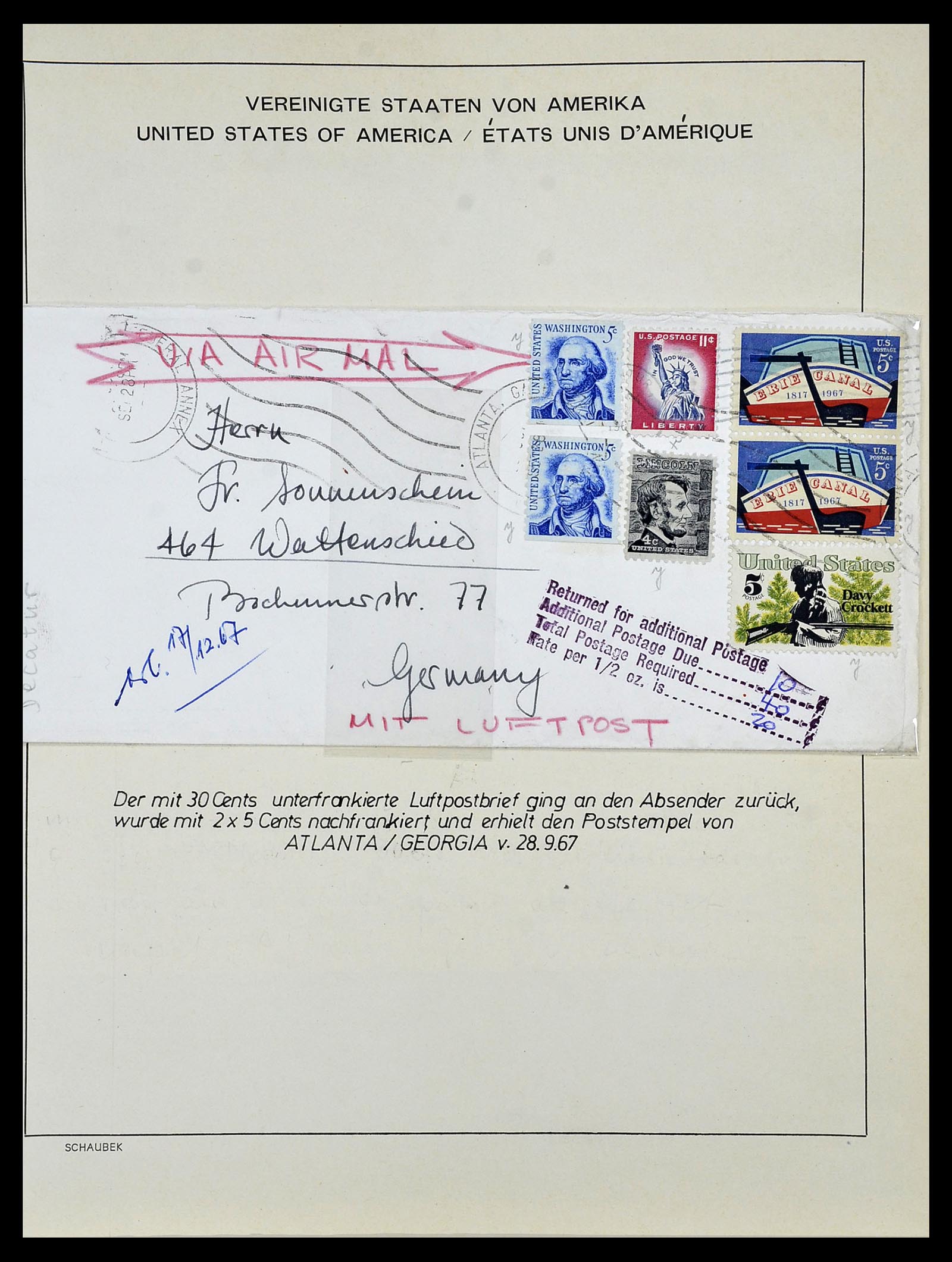34056 075 - Stamp collection 34056 USA 1851-1972.