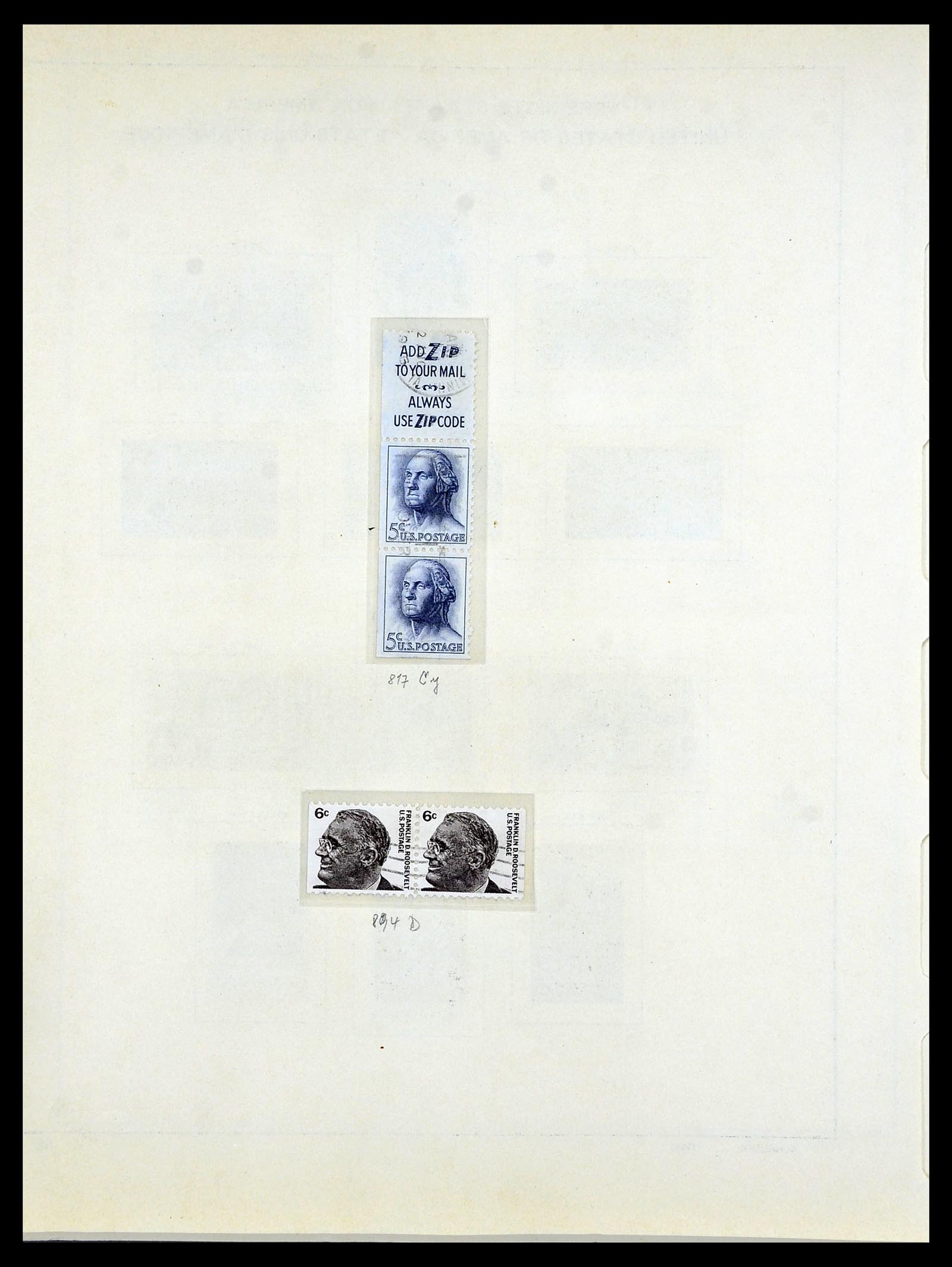 34056 081 - Stamp collection 34056 USA 1851-1972.