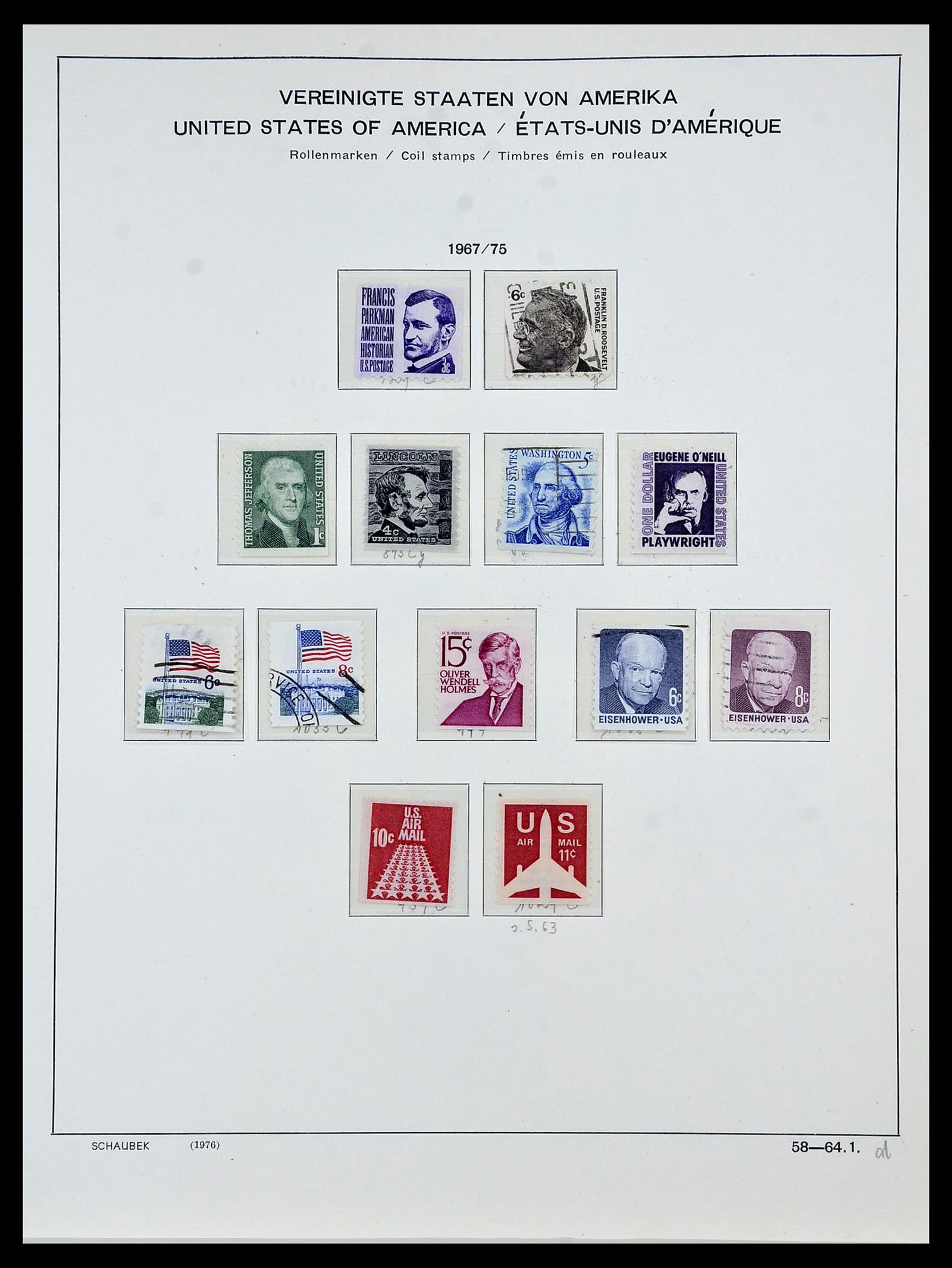 34056 085 - Stamp collection 34056 USA 1851-1972.
