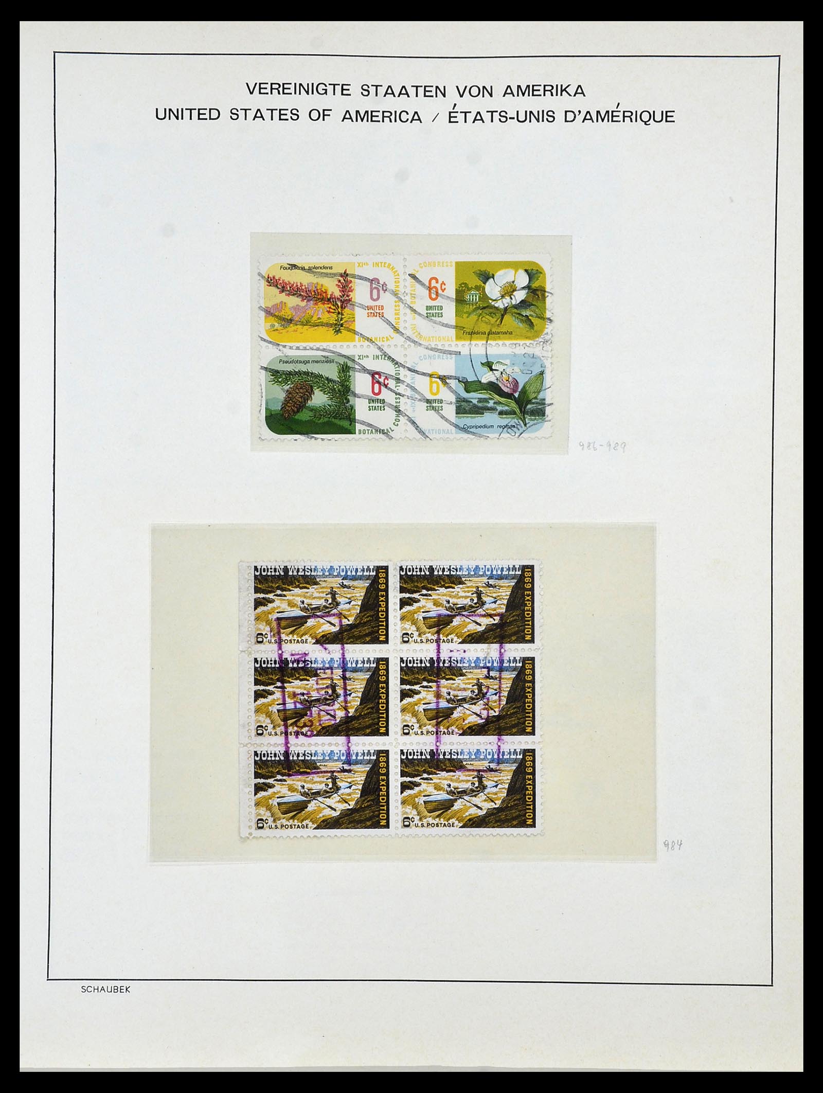 34056 089 - Stamp collection 34056 USA 1851-1972.