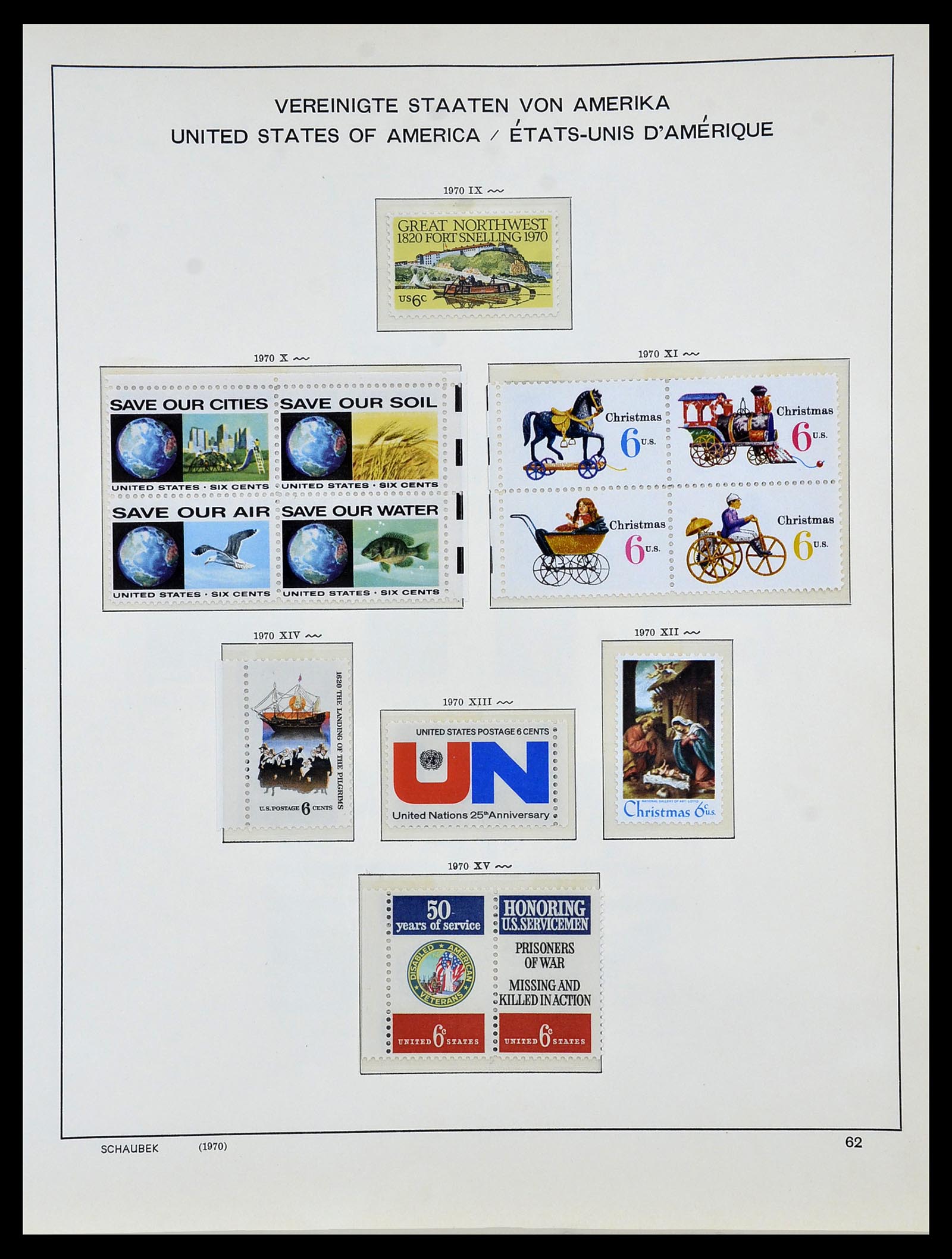 34056 093 - Stamp collection 34056 USA 1851-1972.