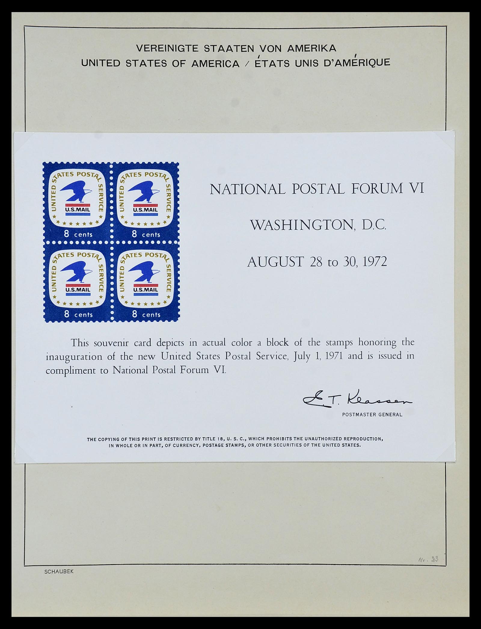 34056 098 - Stamp collection 34056 USA 1851-1972.