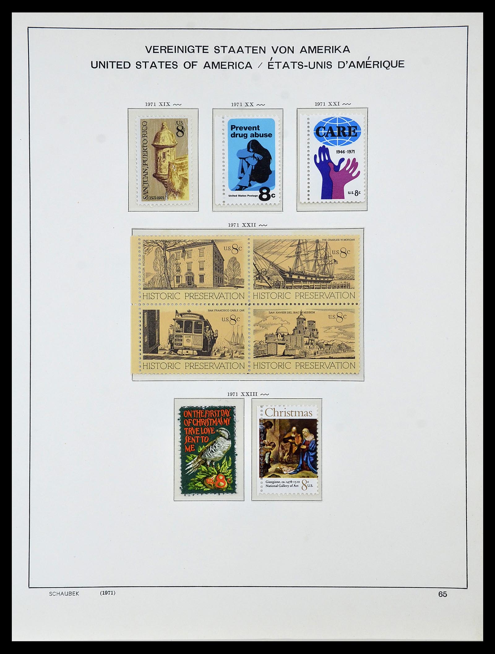 34056 099 - Stamp collection 34056 USA 1851-1972.