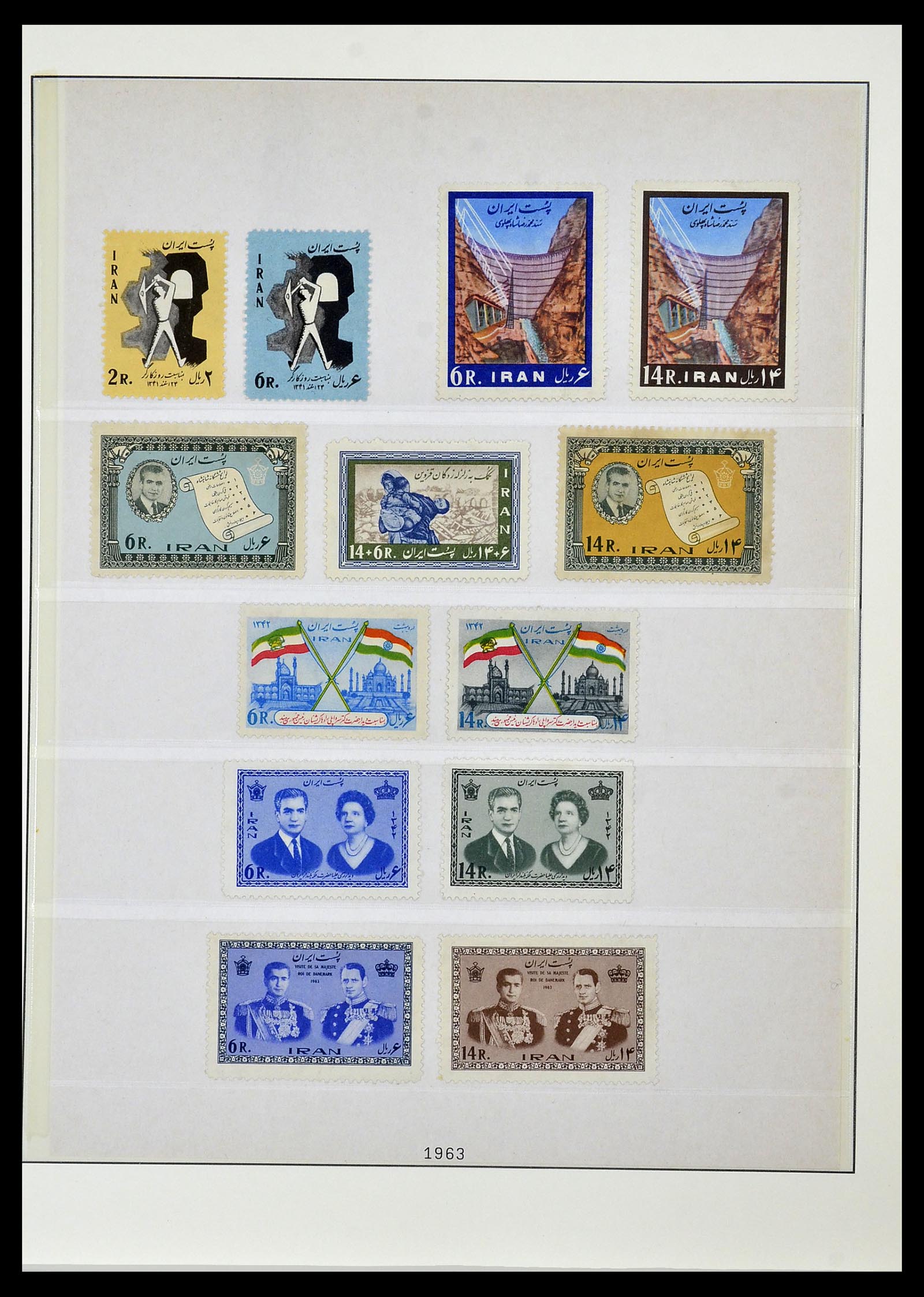 34057 013 - Stamp collection 34057 Iran 1956-1994.
