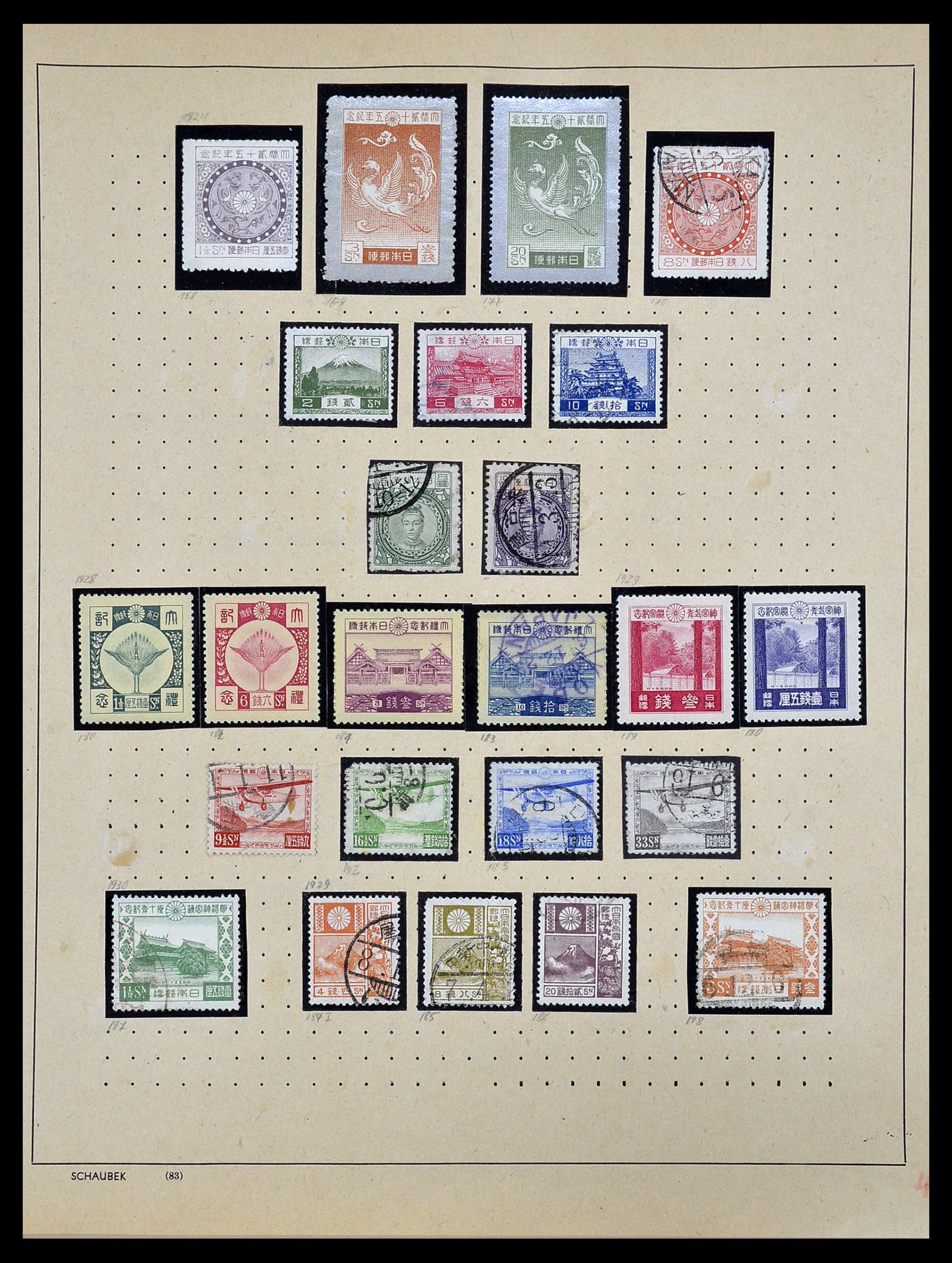 34059 006 - Stamp collection 34059 Japan 1871-1985.