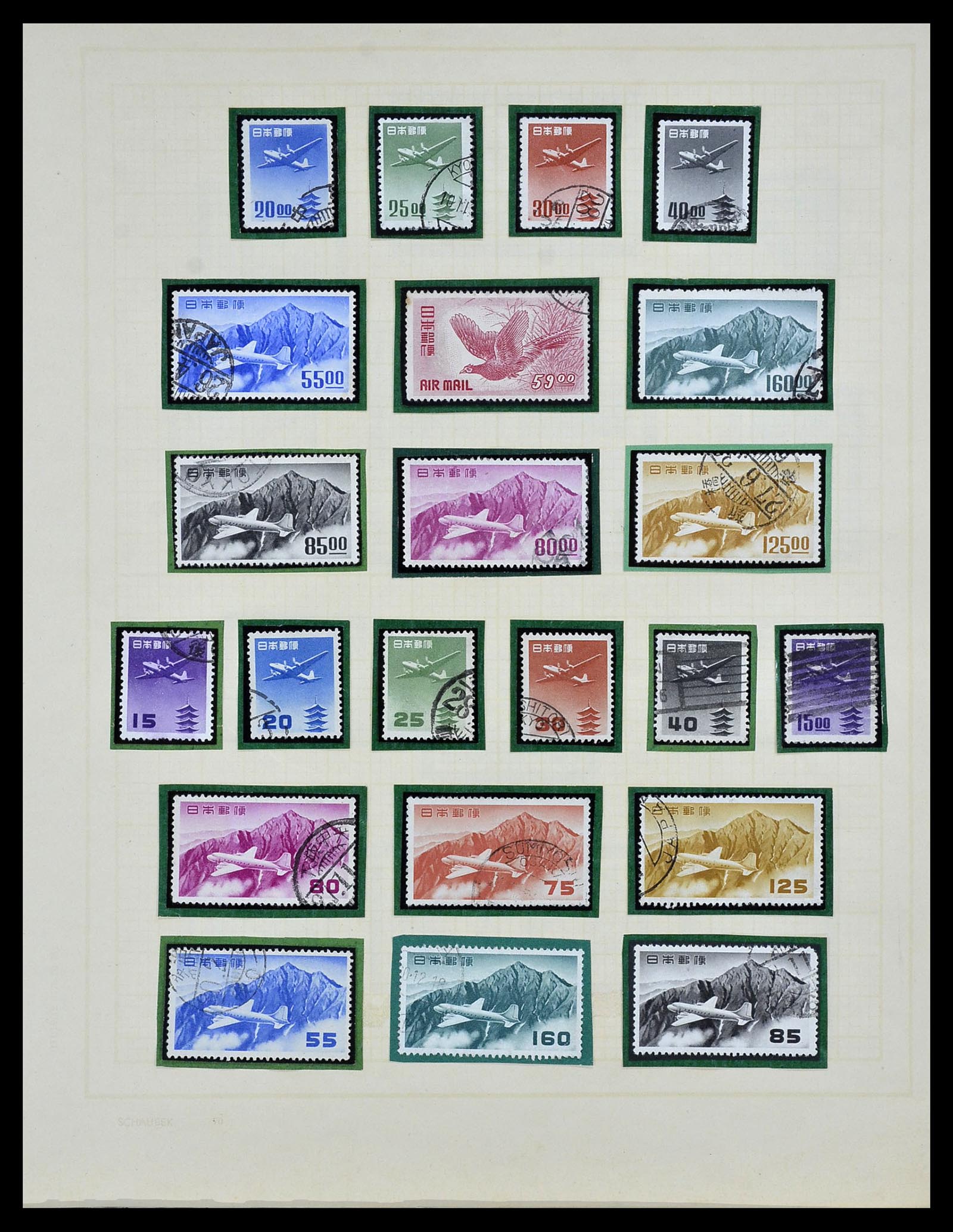34059 020 - Stamp collection 34059 Japan 1871-1985.