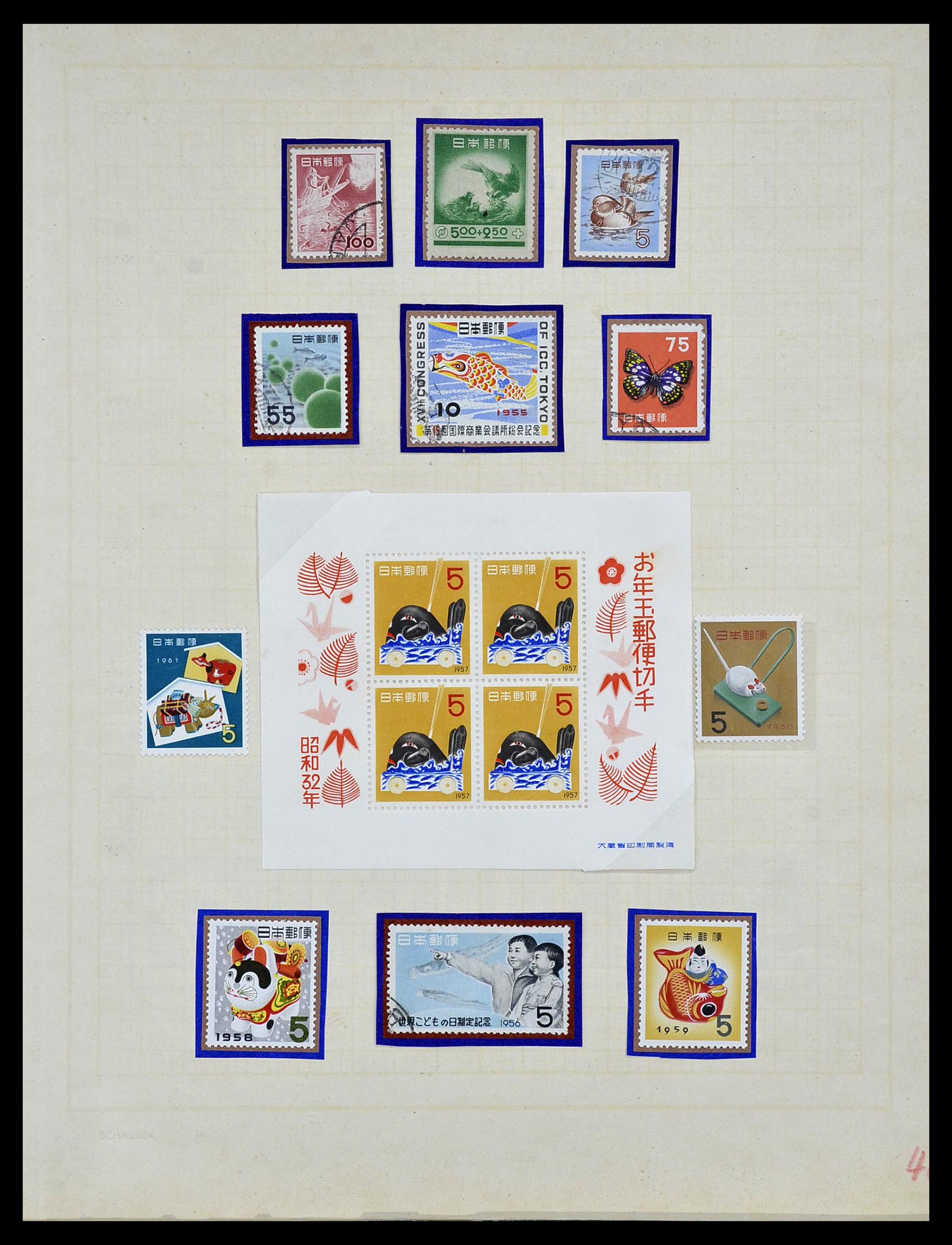 34059 025 - Postzegelverzameling 34059 Japan 1871-1985.