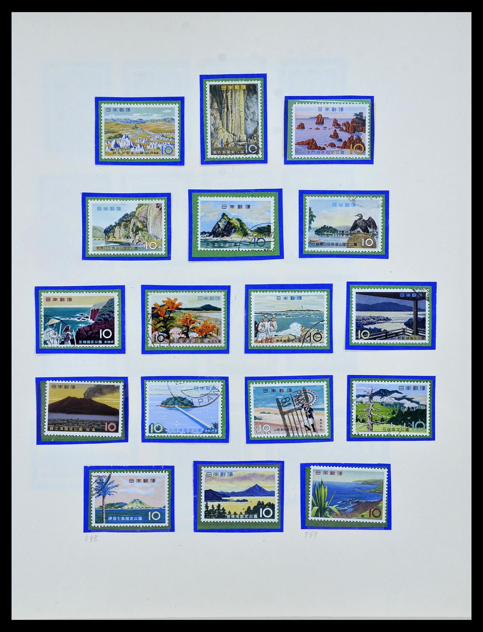 34059 031 - Stamp collection 34059 Japan 1871-1985.