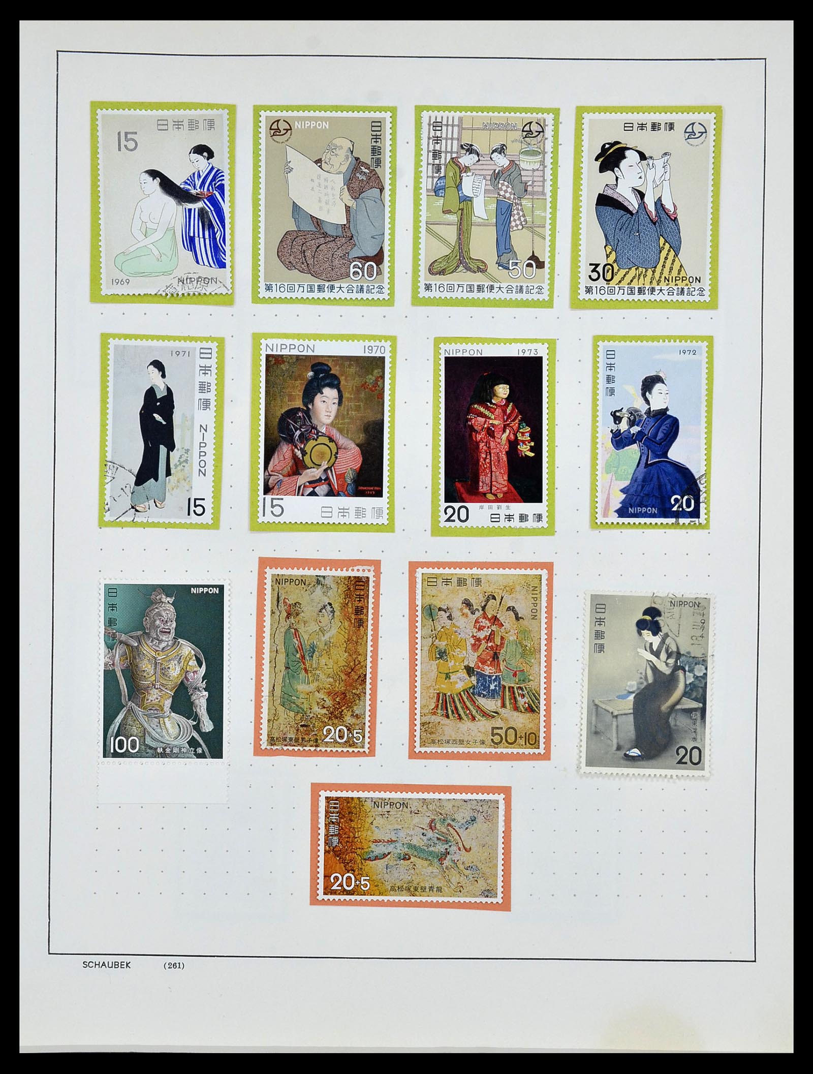 34059 050 - Postzegelverzameling 34059 Japan 1871-1985.