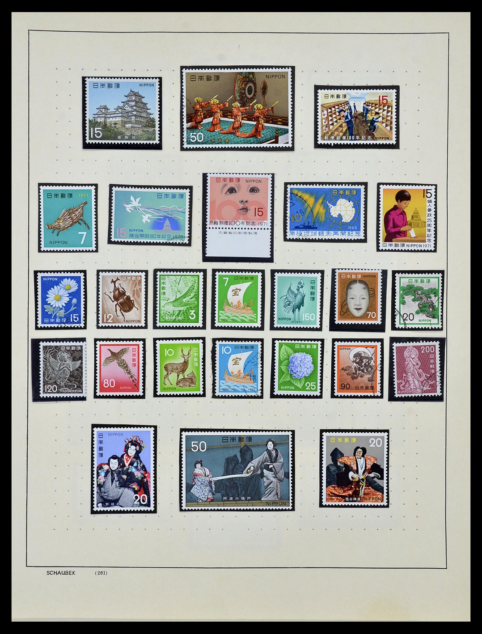 34059 053 - Postzegelverzameling 34059 Japan 1871-1985.