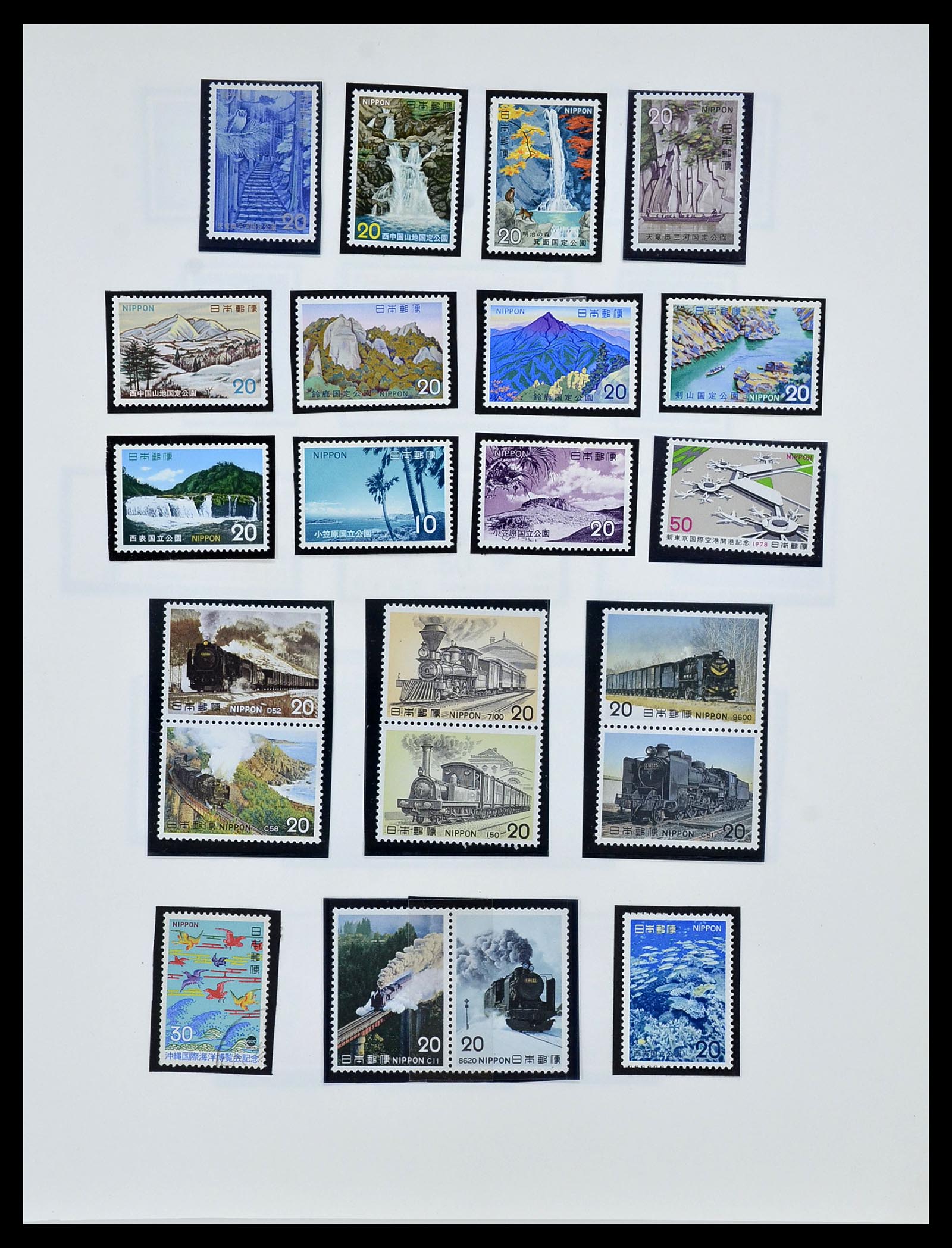 34059 055 - Postzegelverzameling 34059 Japan 1871-1985.