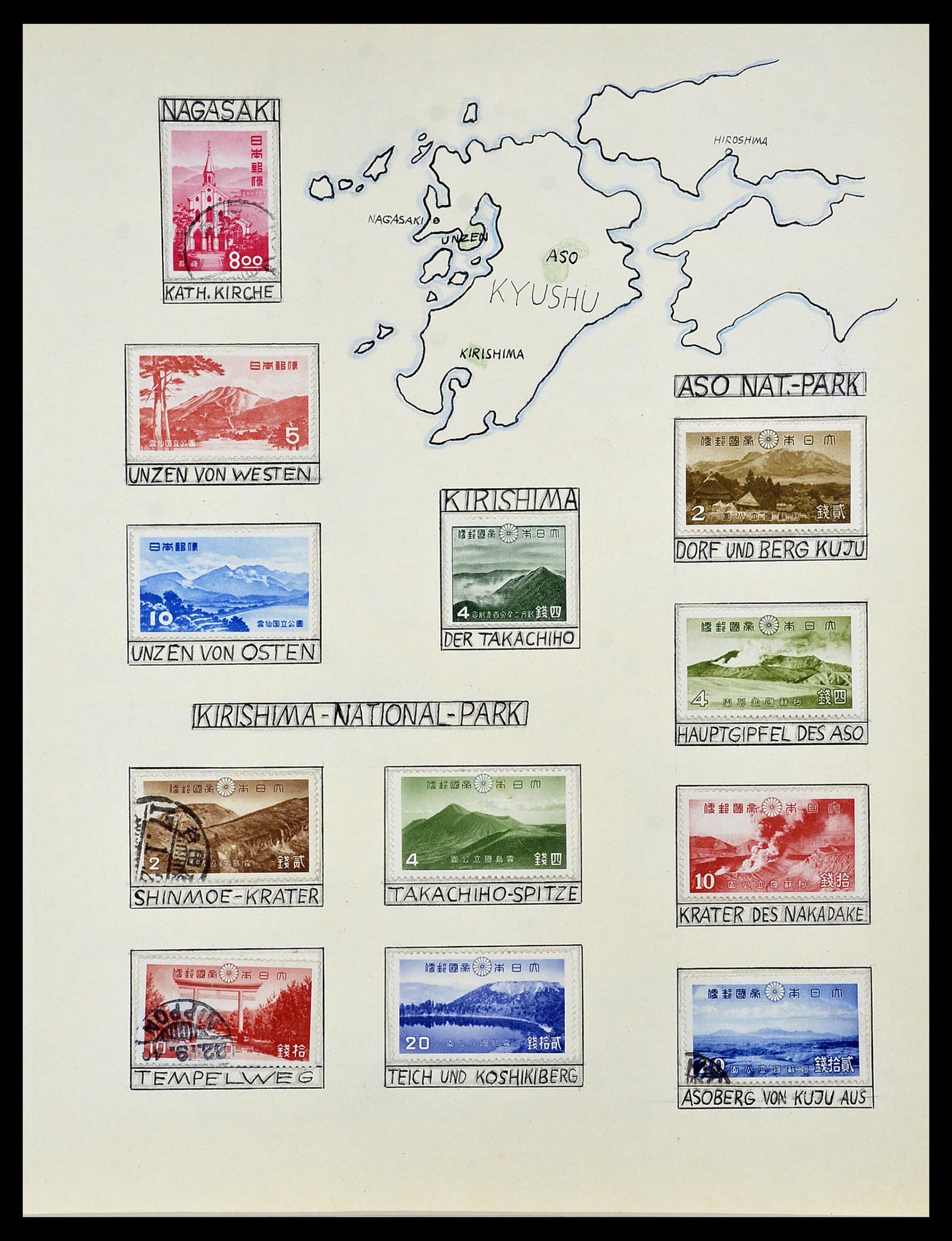 34059 080 - Postzegelverzameling 34059 Japan 1871-1985.