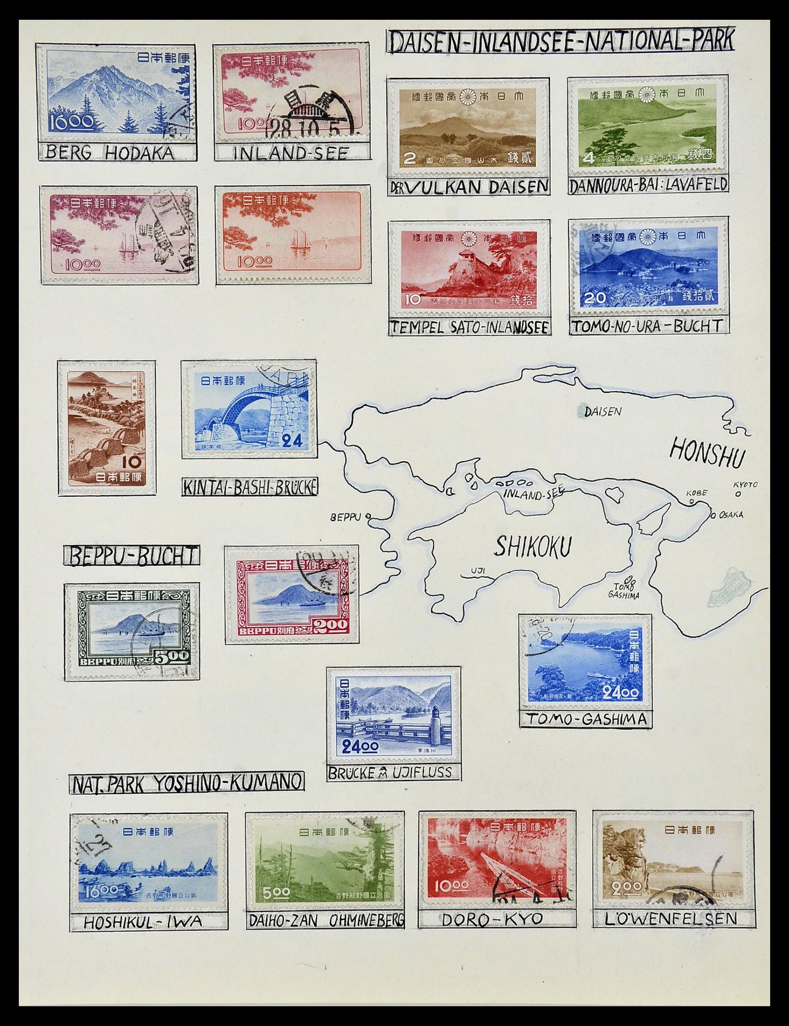 34059 081 - Postzegelverzameling 34059 Japan 1871-1985.