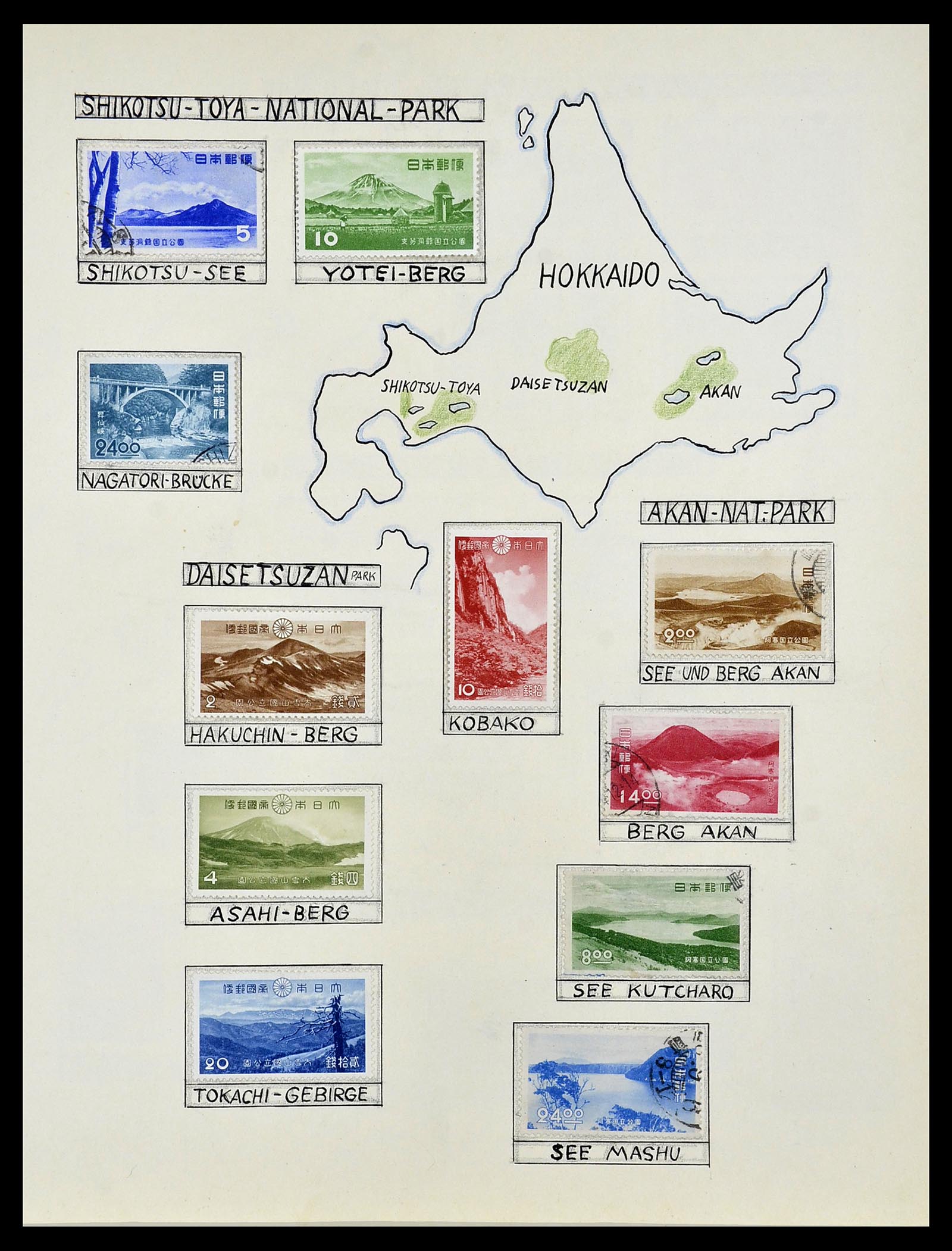 34059 084 - Postzegelverzameling 34059 Japan 1871-1985.