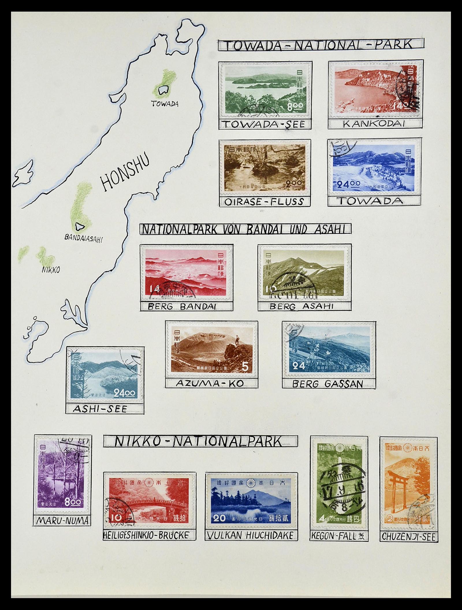 34059 085 - Postzegelverzameling 34059 Japan 1871-1985.