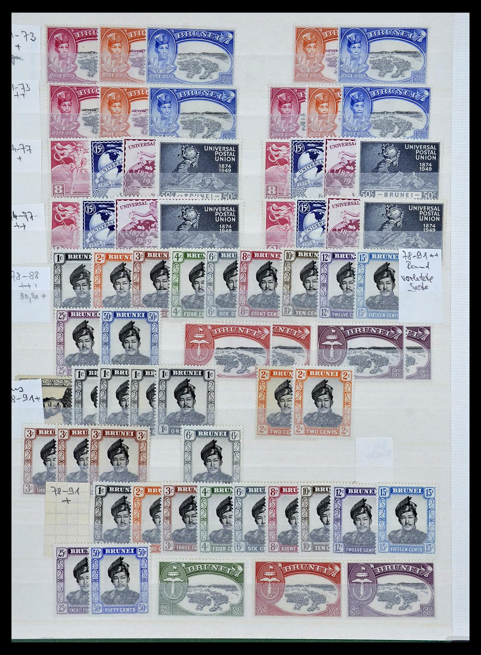 34060 004 - Postzegelverzameling 34060 Brunei 1895-2000.