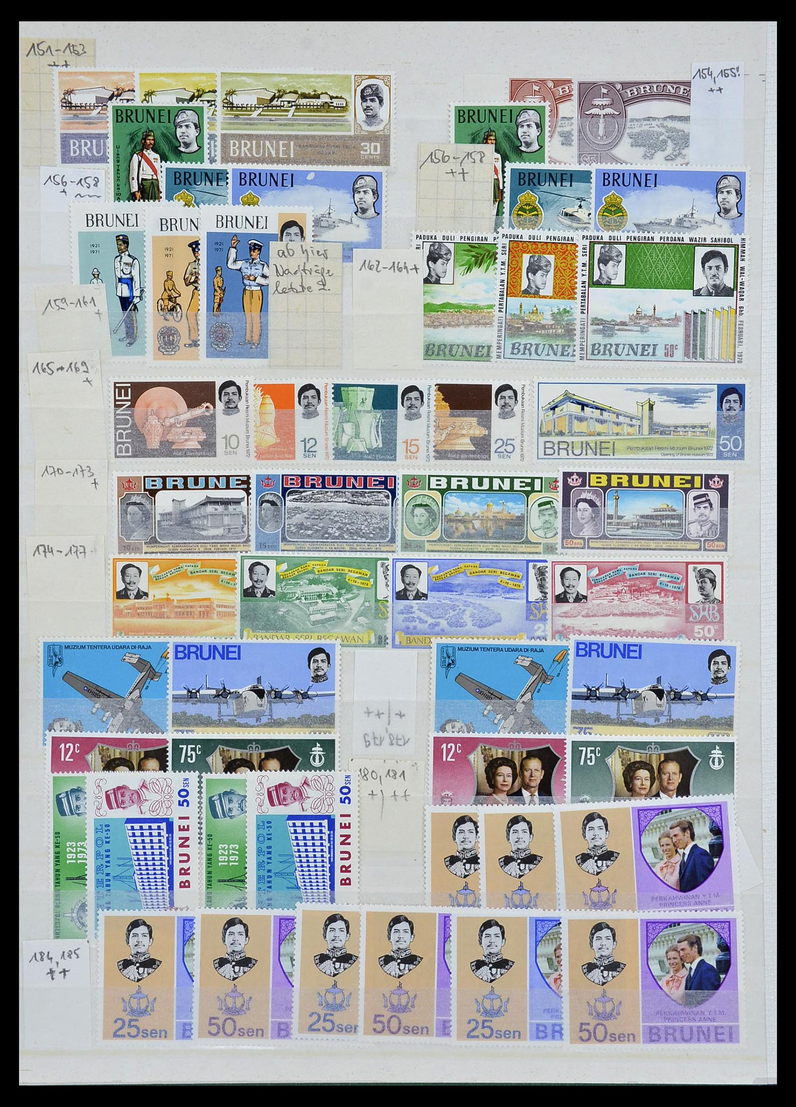 34060 008 - Postzegelverzameling 34060 Brunei 1895-2000.