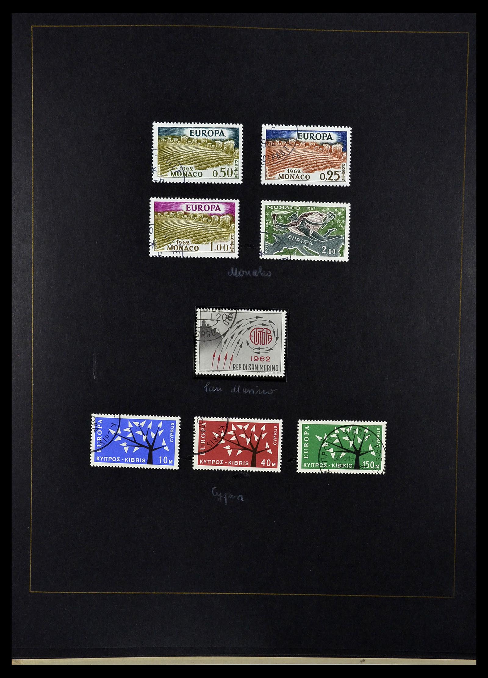 34062 012 - Postzegelverzameling 34062 Europa CEPT 1956-1977.