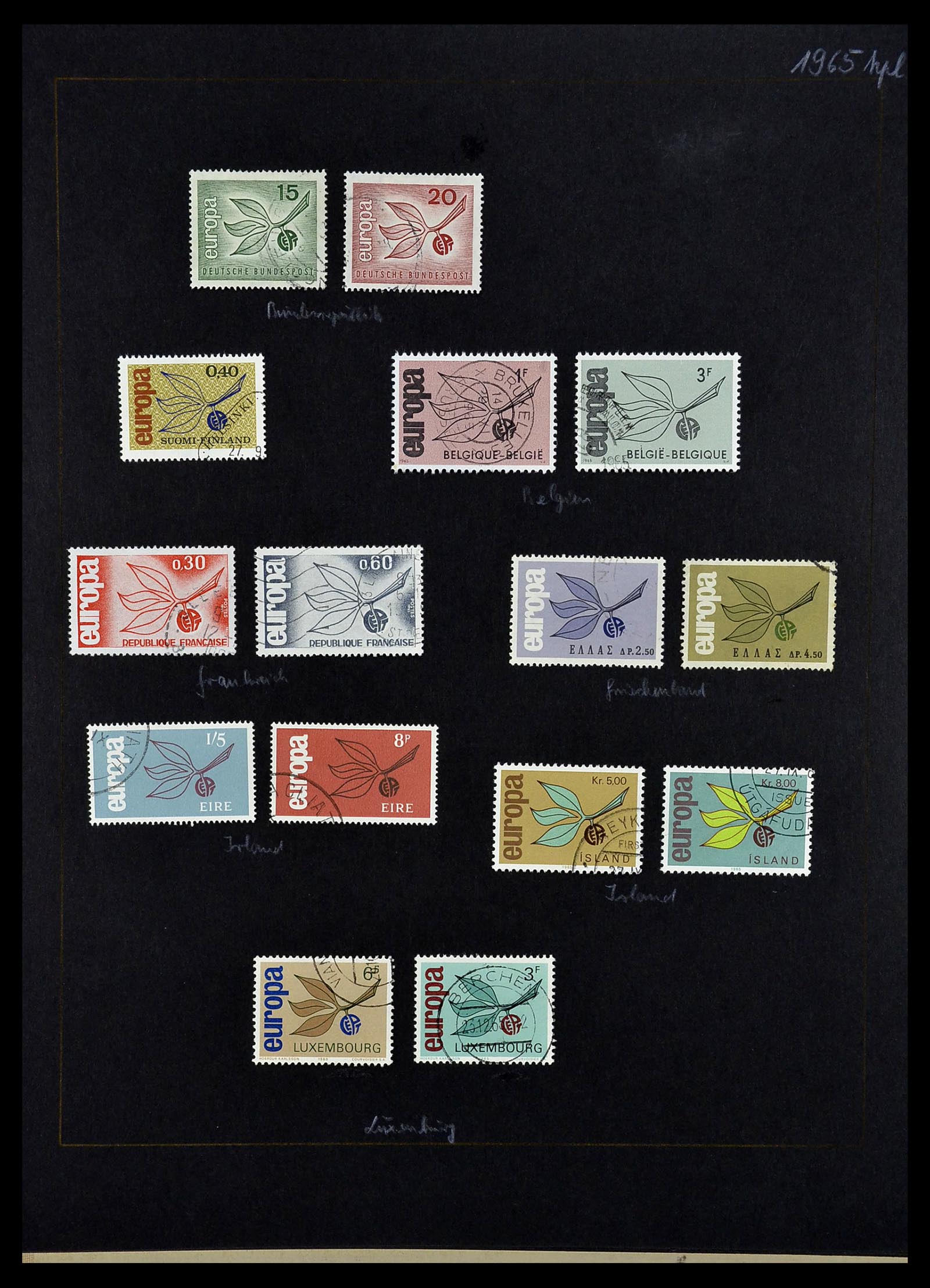 34062 020 - Postzegelverzameling 34062 Europa CEPT 1956-1977.