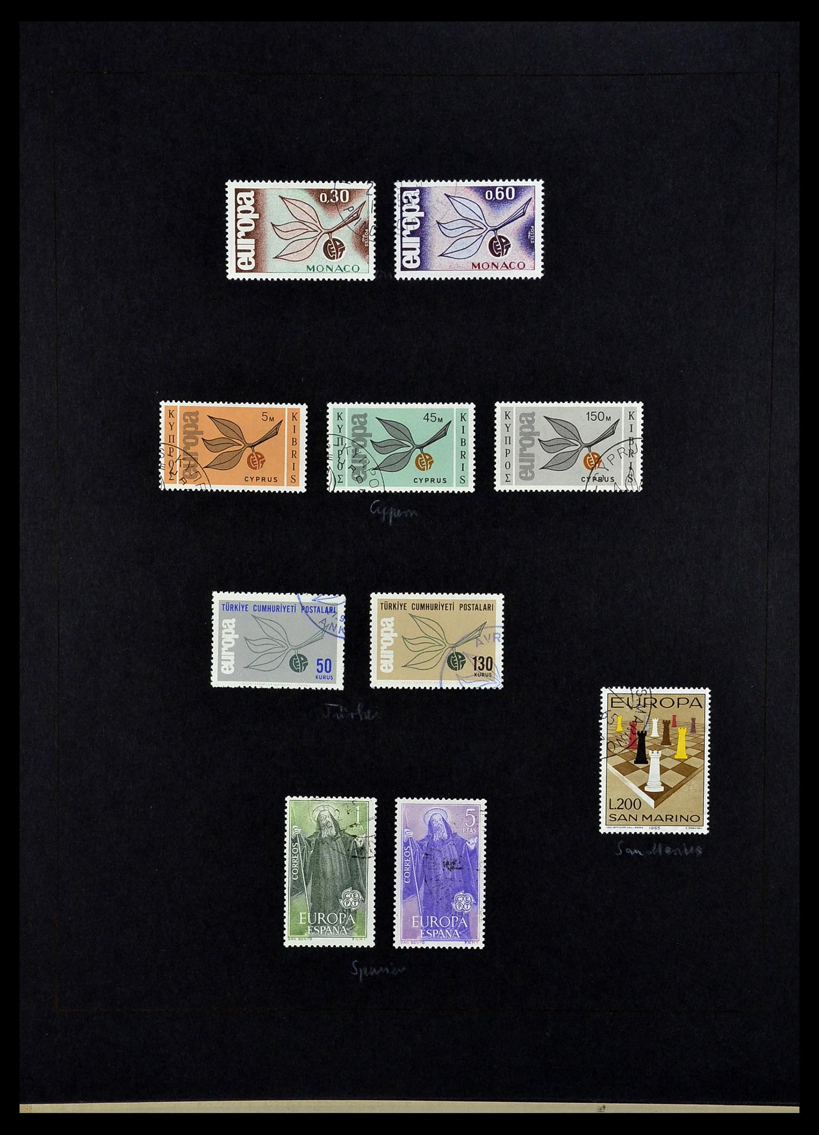 34062 022 - Postzegelverzameling 34062 Europa CEPT 1956-1977.