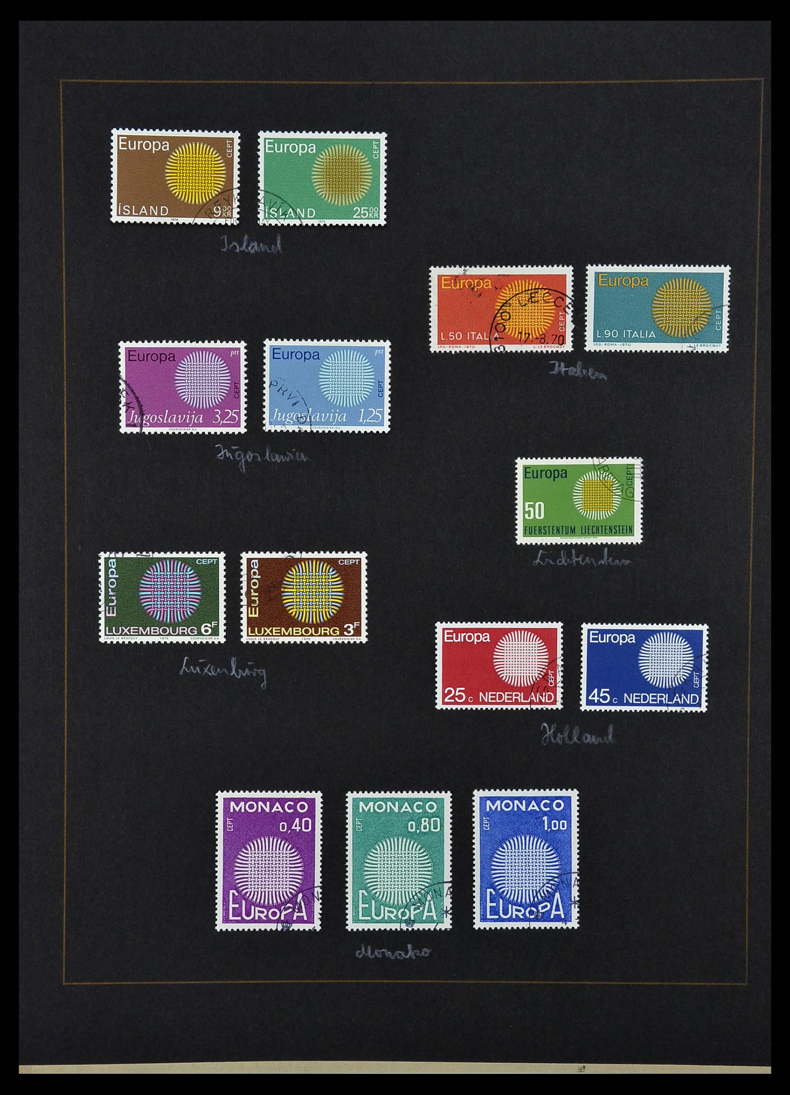 34062 034 - Postzegelverzameling 34062 Europa CEPT 1956-1977.