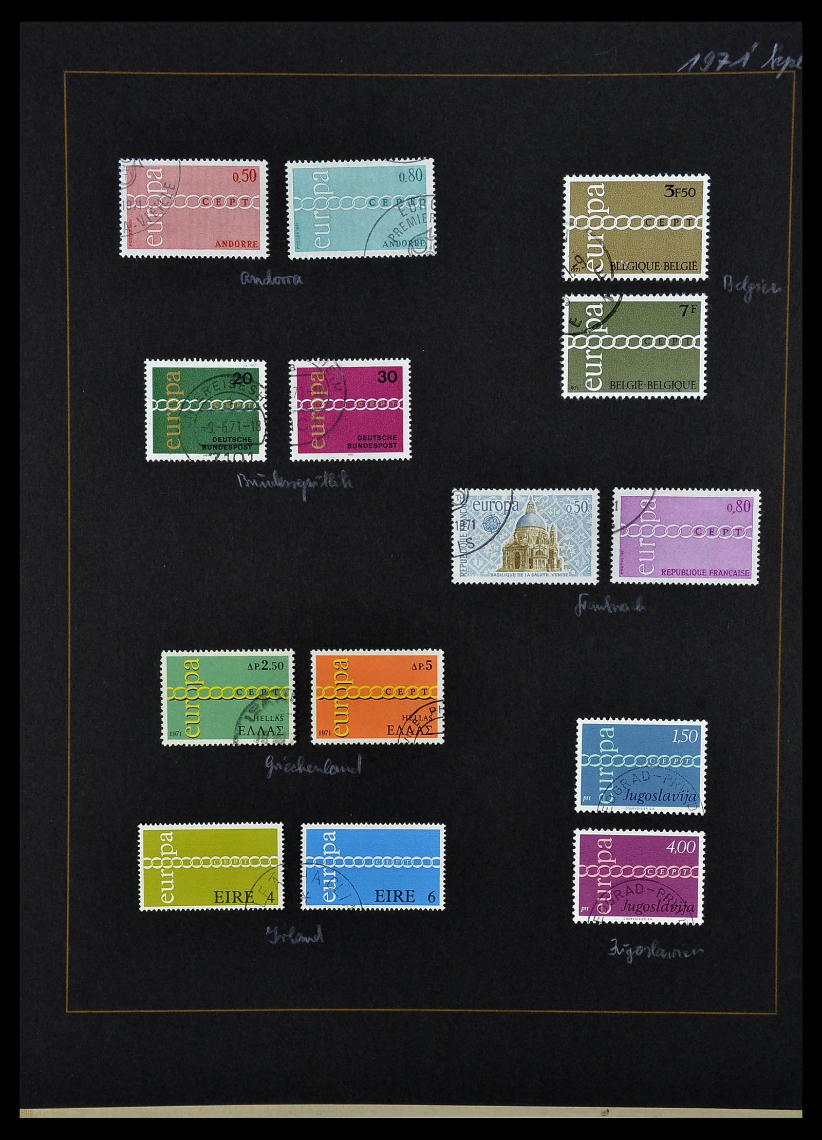 34062 036 - Postzegelverzameling 34062 Europa CEPT 1956-1977.