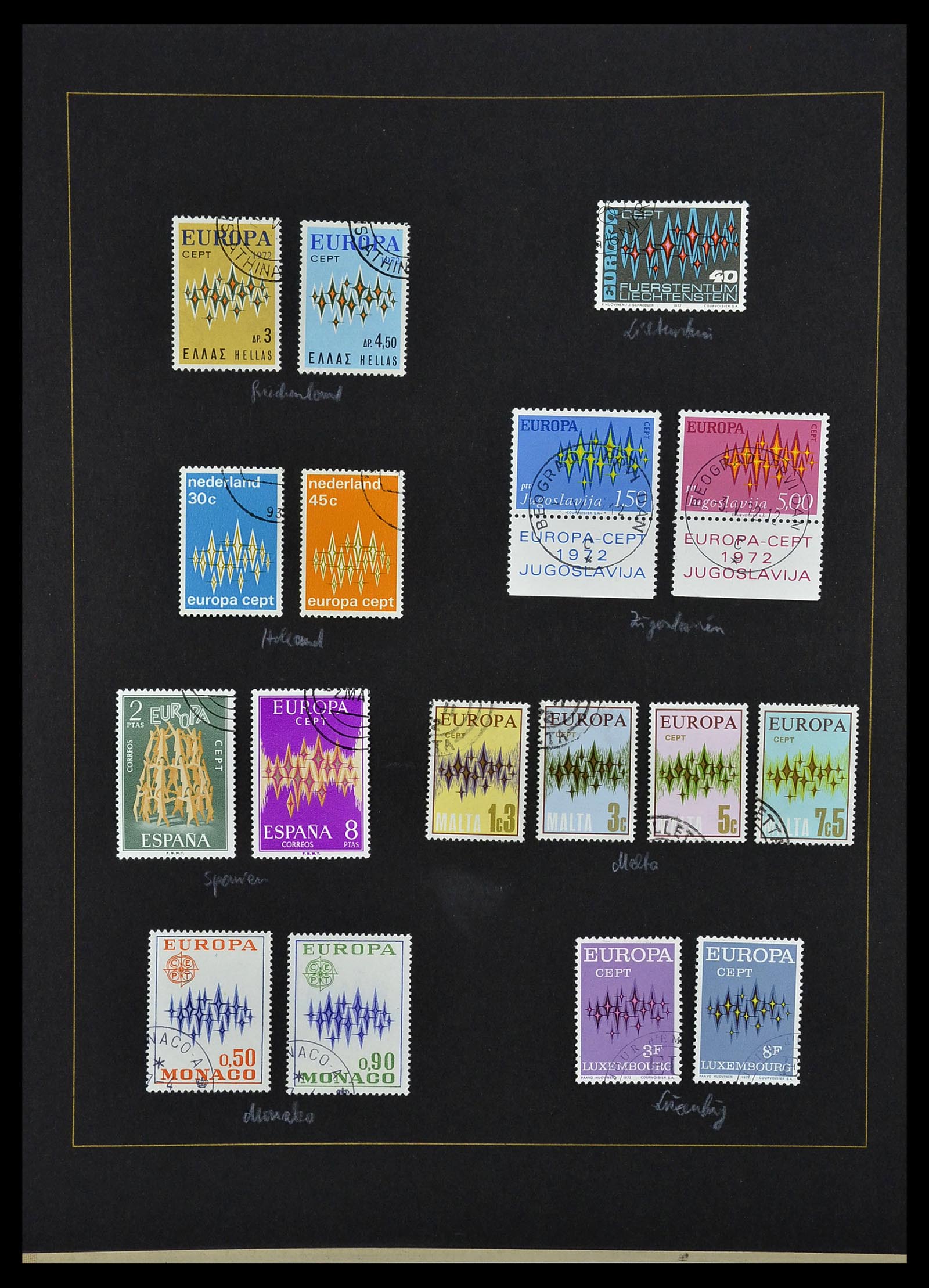 34062 040 - Postzegelverzameling 34062 Europa CEPT 1956-1977.