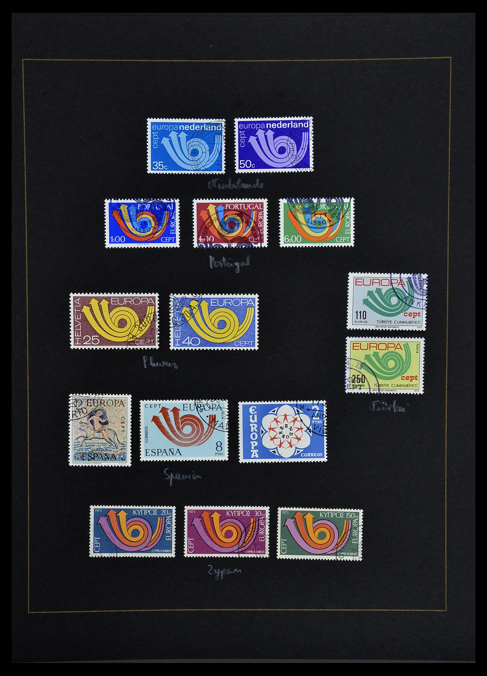 34062 044 - Postzegelverzameling 34062 Europa CEPT 1956-1977.