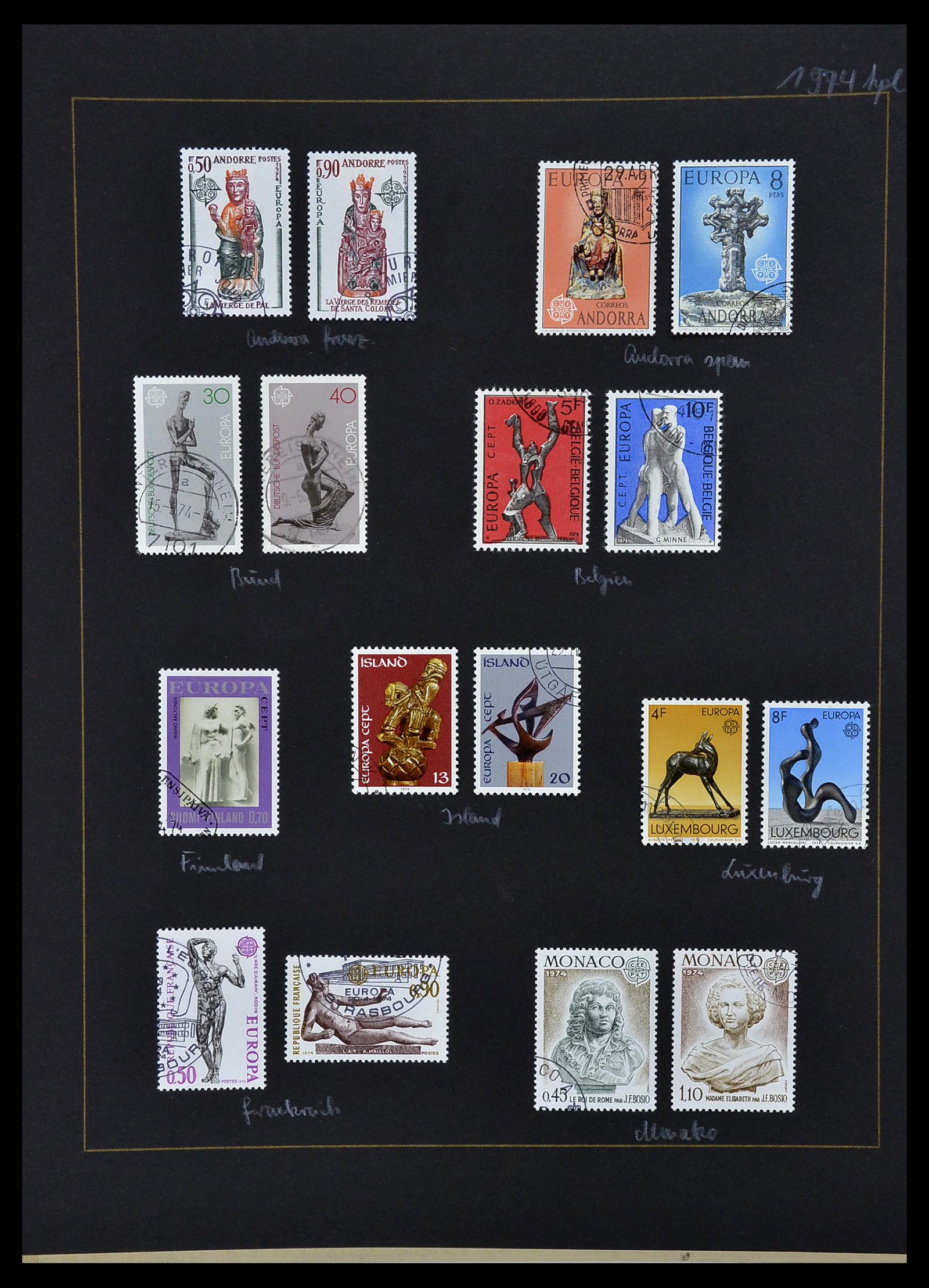 34062 046 - Postzegelverzameling 34062 Europa CEPT 1956-1977.