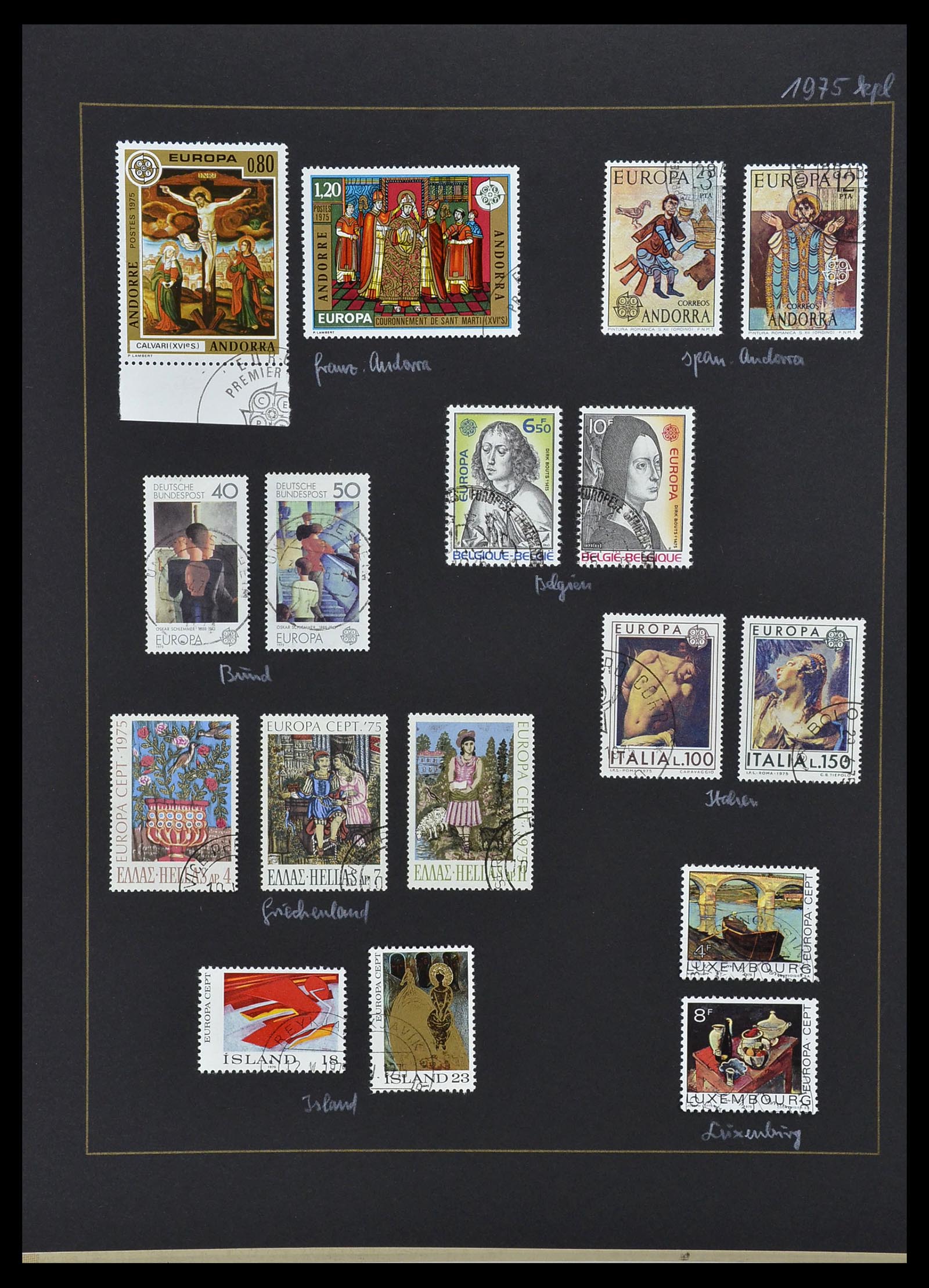 34062 049 - Postzegelverzameling 34062 Europa CEPT 1956-1977.