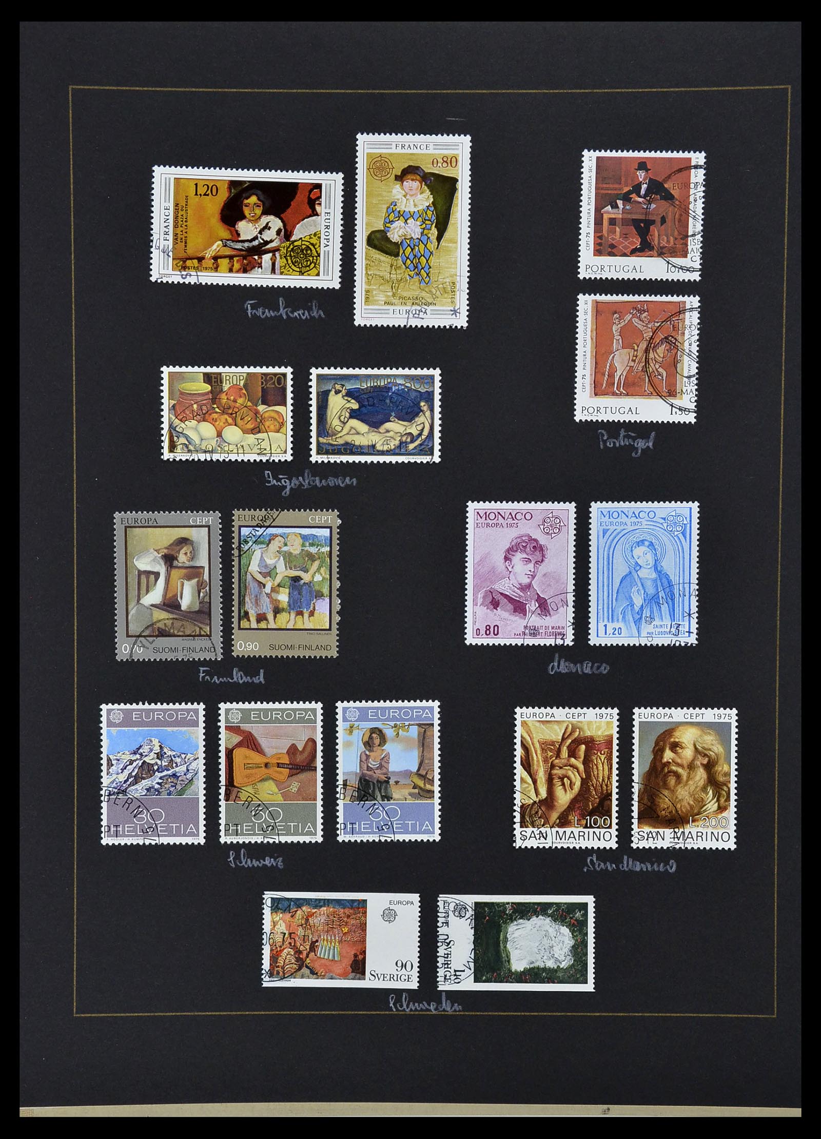 34062 050 - Postzegelverzameling 34062 Europa CEPT 1956-1977.