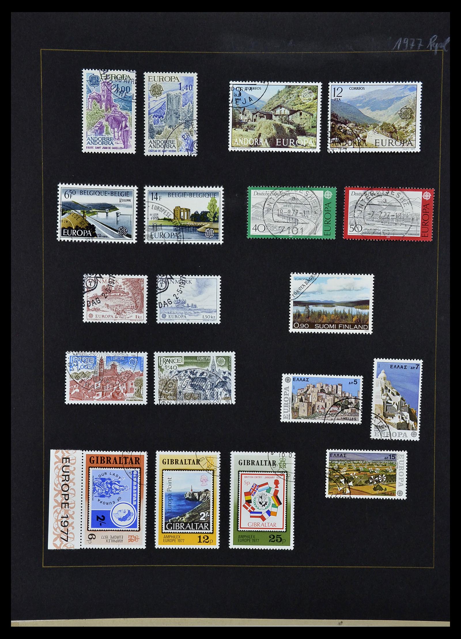 34062 052 - Postzegelverzameling 34062 Europa CEPT 1956-1977.
