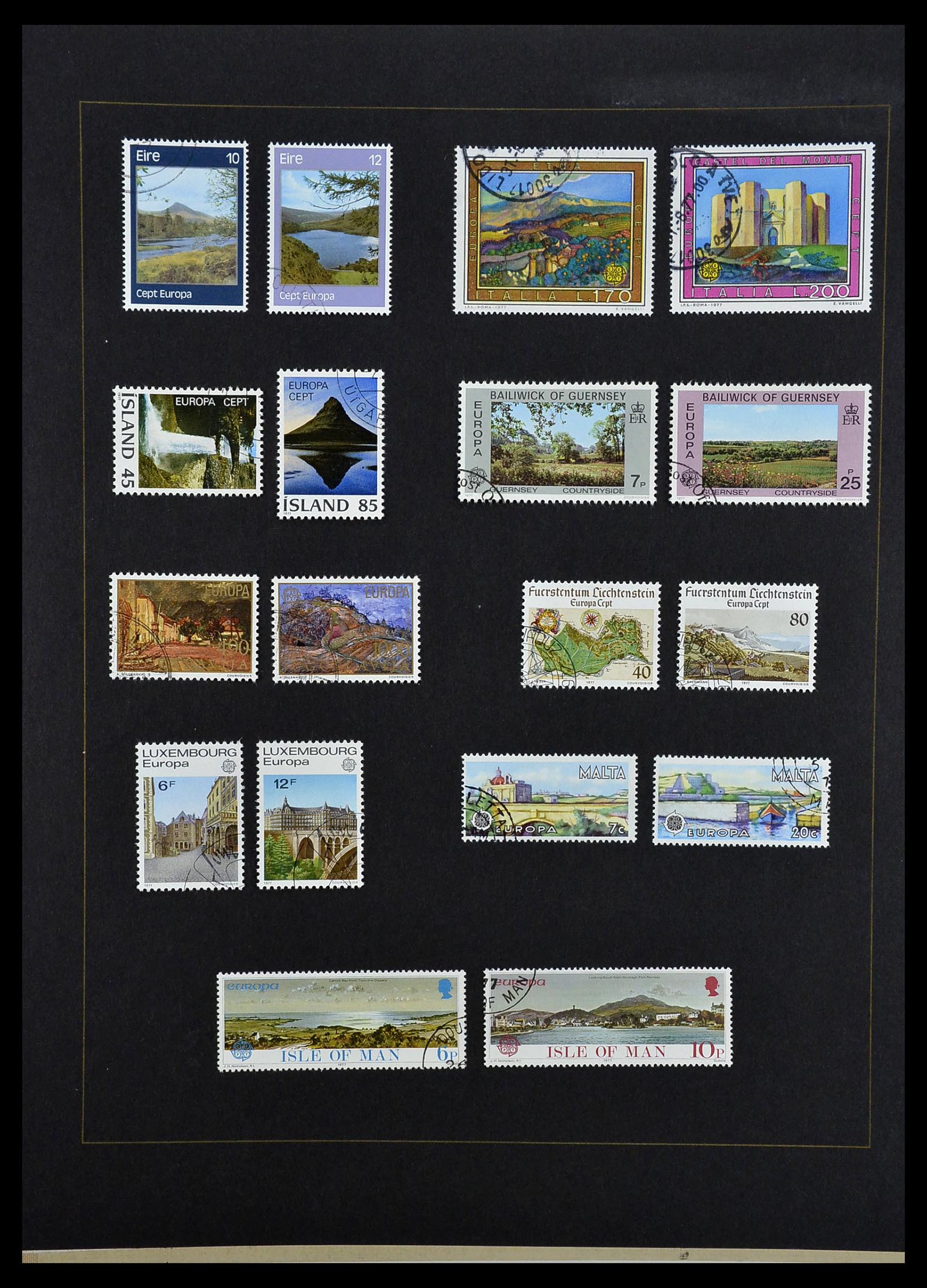 34062 053 - Postzegelverzameling 34062 Europa CEPT 1956-1977.