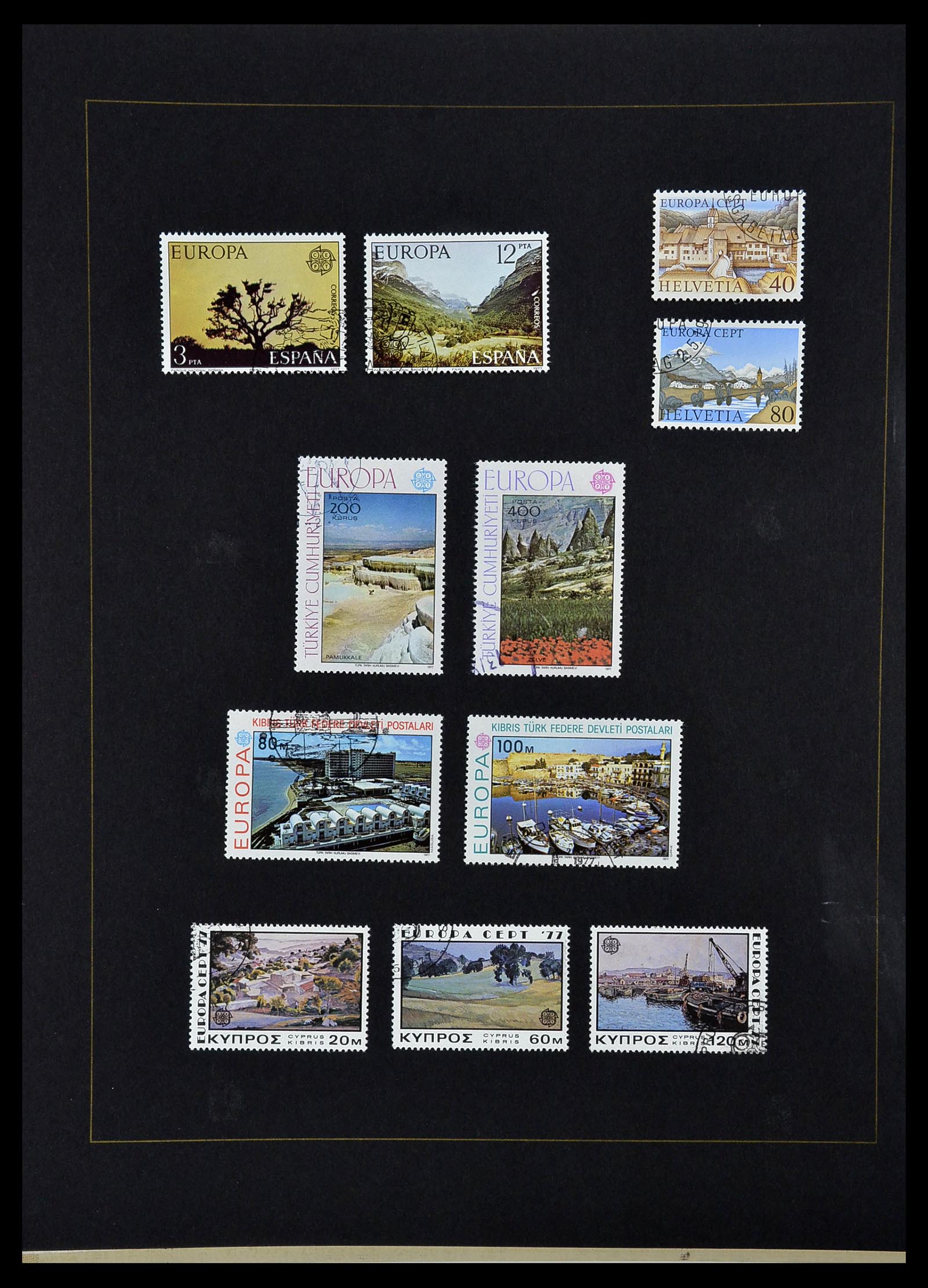 34062 055 - Postzegelverzameling 34062 Europa CEPT 1956-1977.