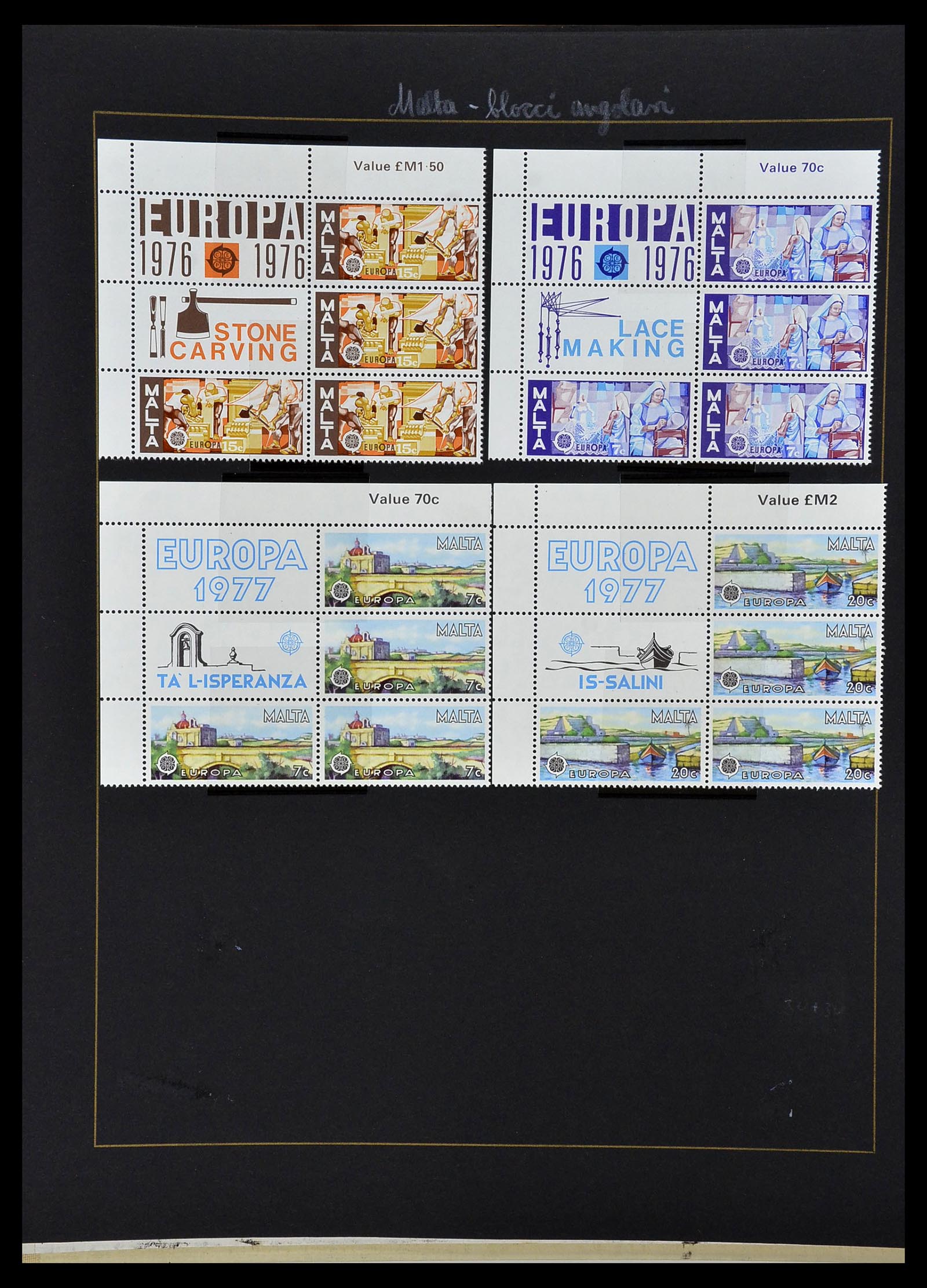34062 070 - Stamp collection 34062 Europa CEPT 1956-1977.