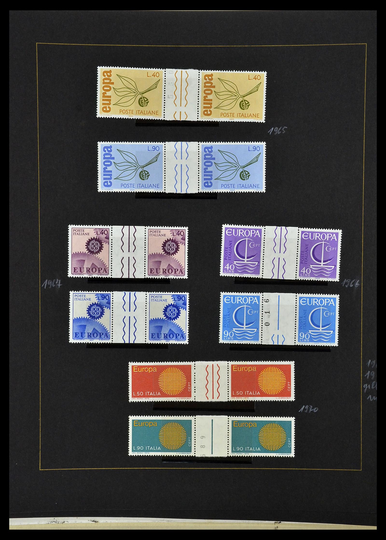 34062 076 - Stamp collection 34062 Europa CEPT 1956-1977.