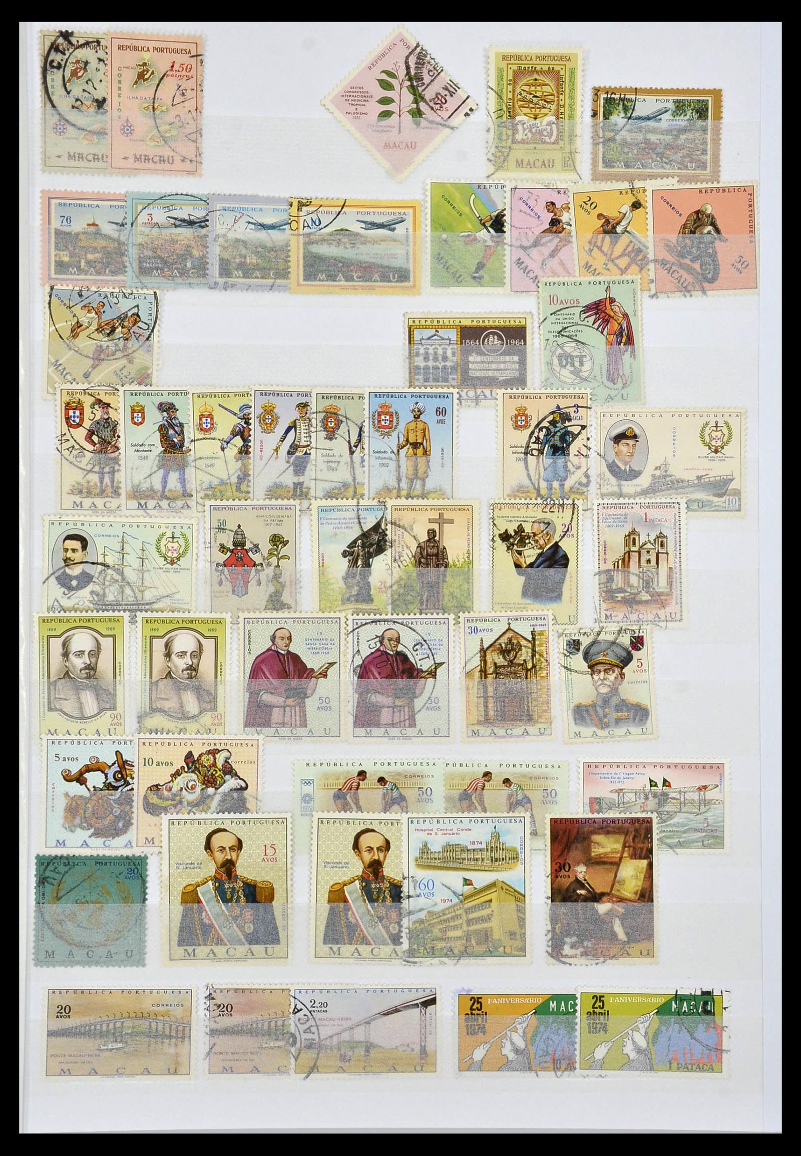 34064 007 - Postzegelverzameling 34064 Macao 1884-2019!