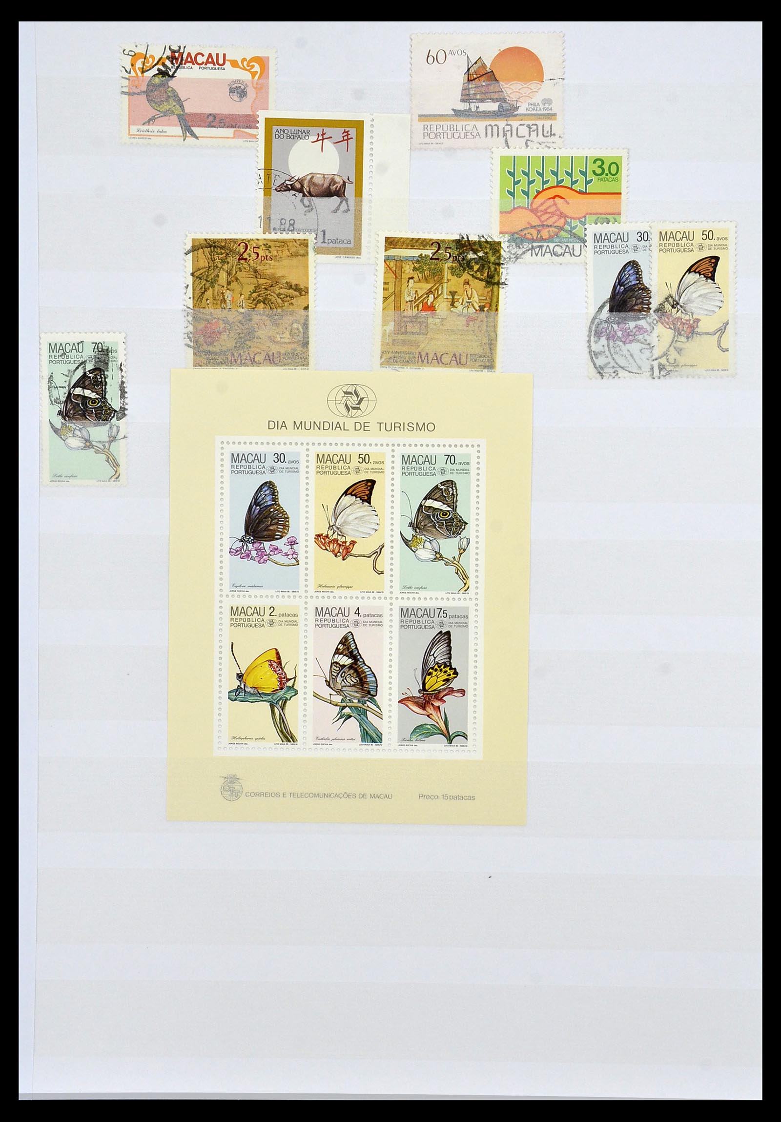 34064 010 - Postzegelverzameling 34064 Macao 1884-2019!