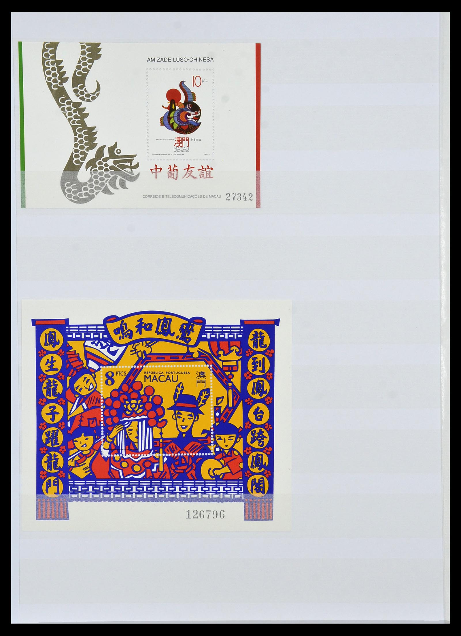 34064 016 - Postzegelverzameling 34064 Macao 1884-2019!