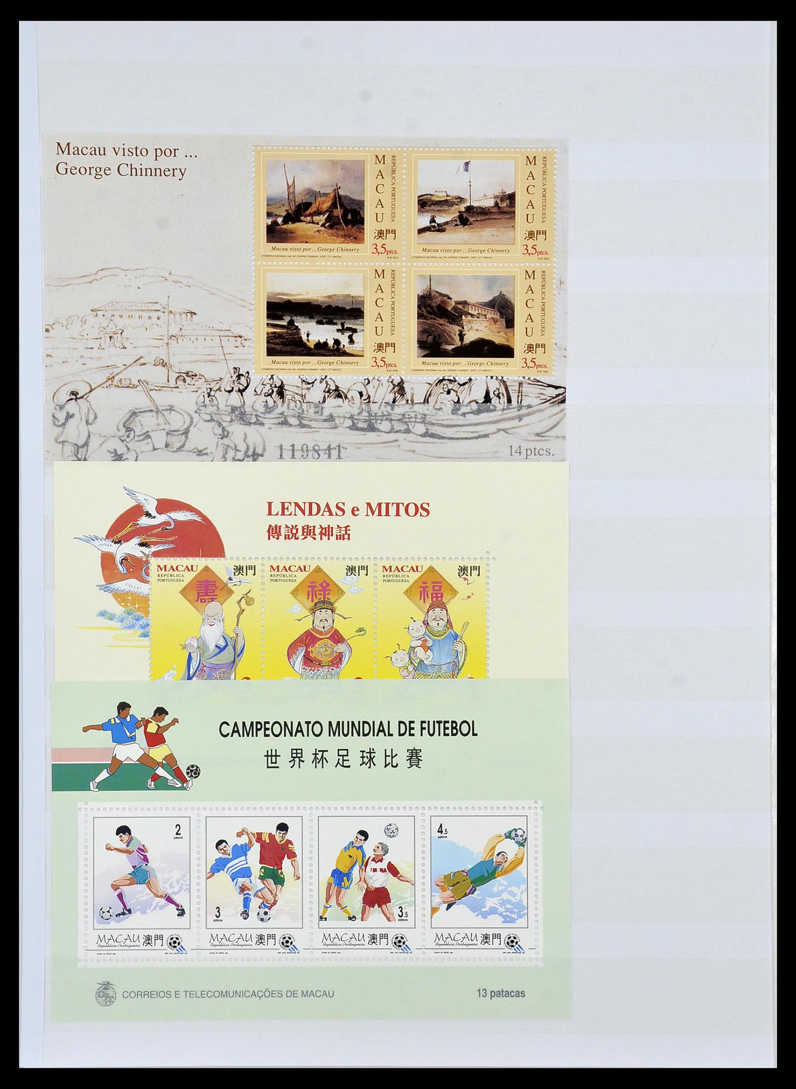34064 018 - Postzegelverzameling 34064 Macao 1884-2019!