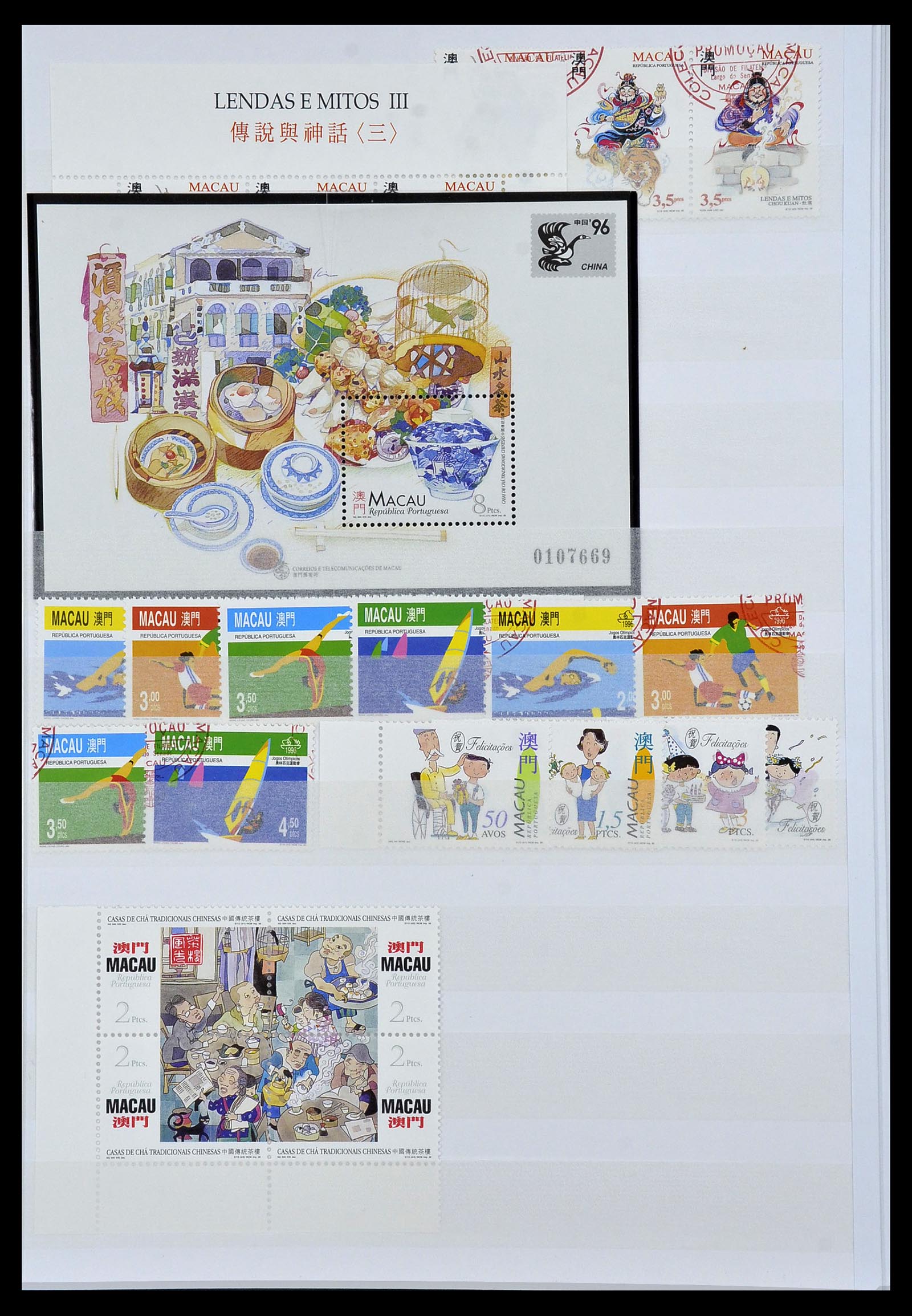 34064 023 - Postzegelverzameling 34064 Macao 1884-2019!